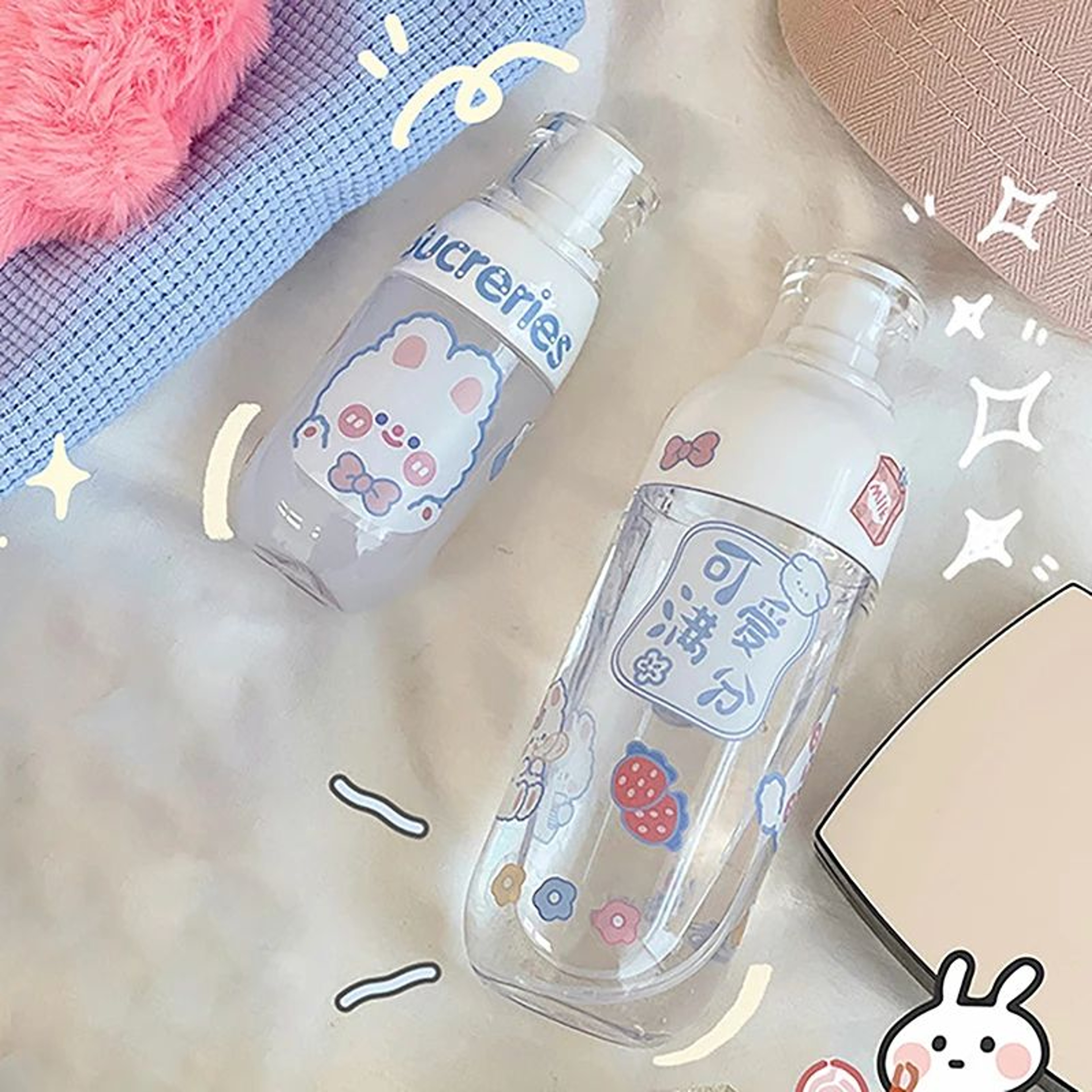 Travel Press Pump Dispenser Bottle  Leakproof Portable Lotion  Makeup Remover Container 4