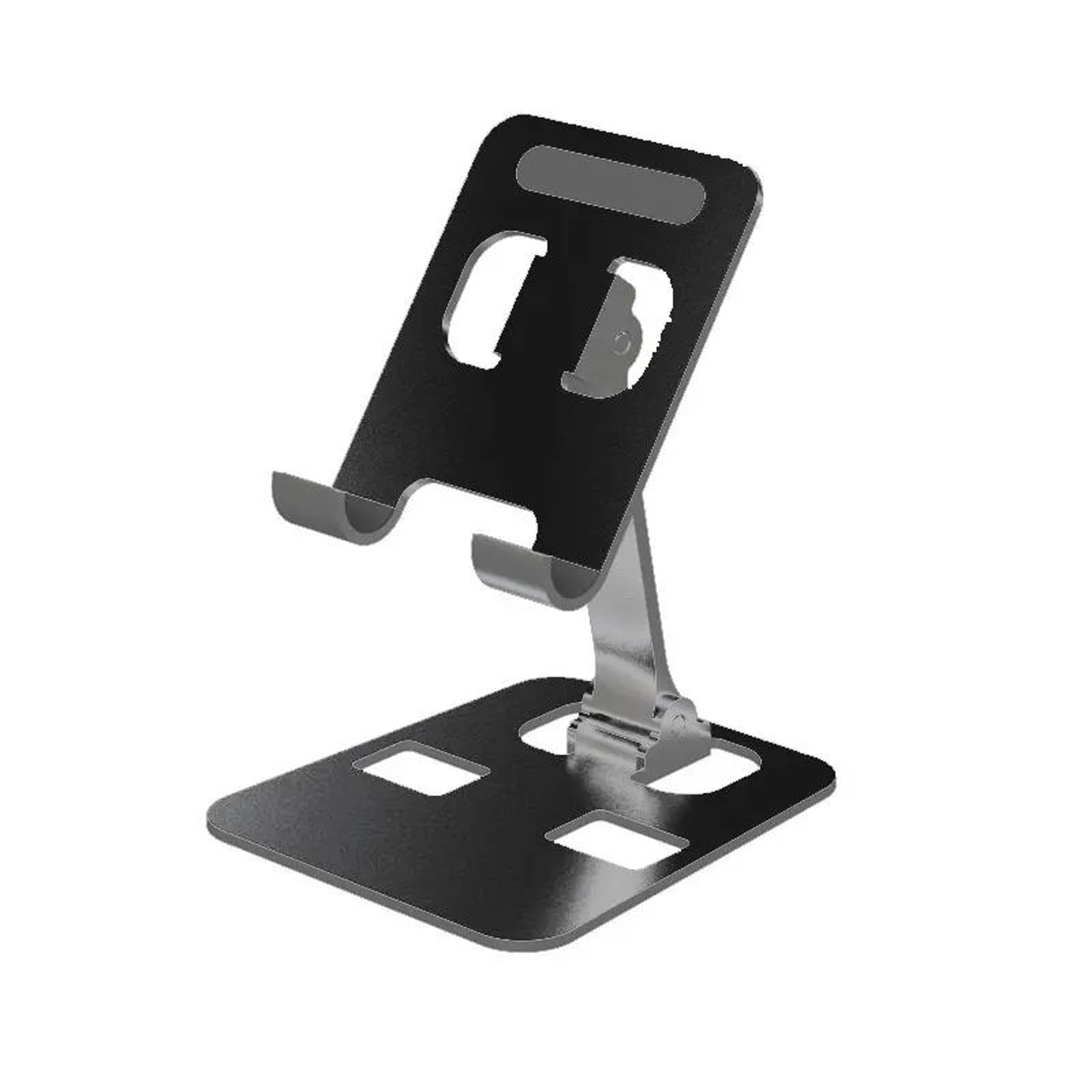 Adjustable Foldable Phone Stand Aluminum Desktop Holder For Smartphones  Tablets 6