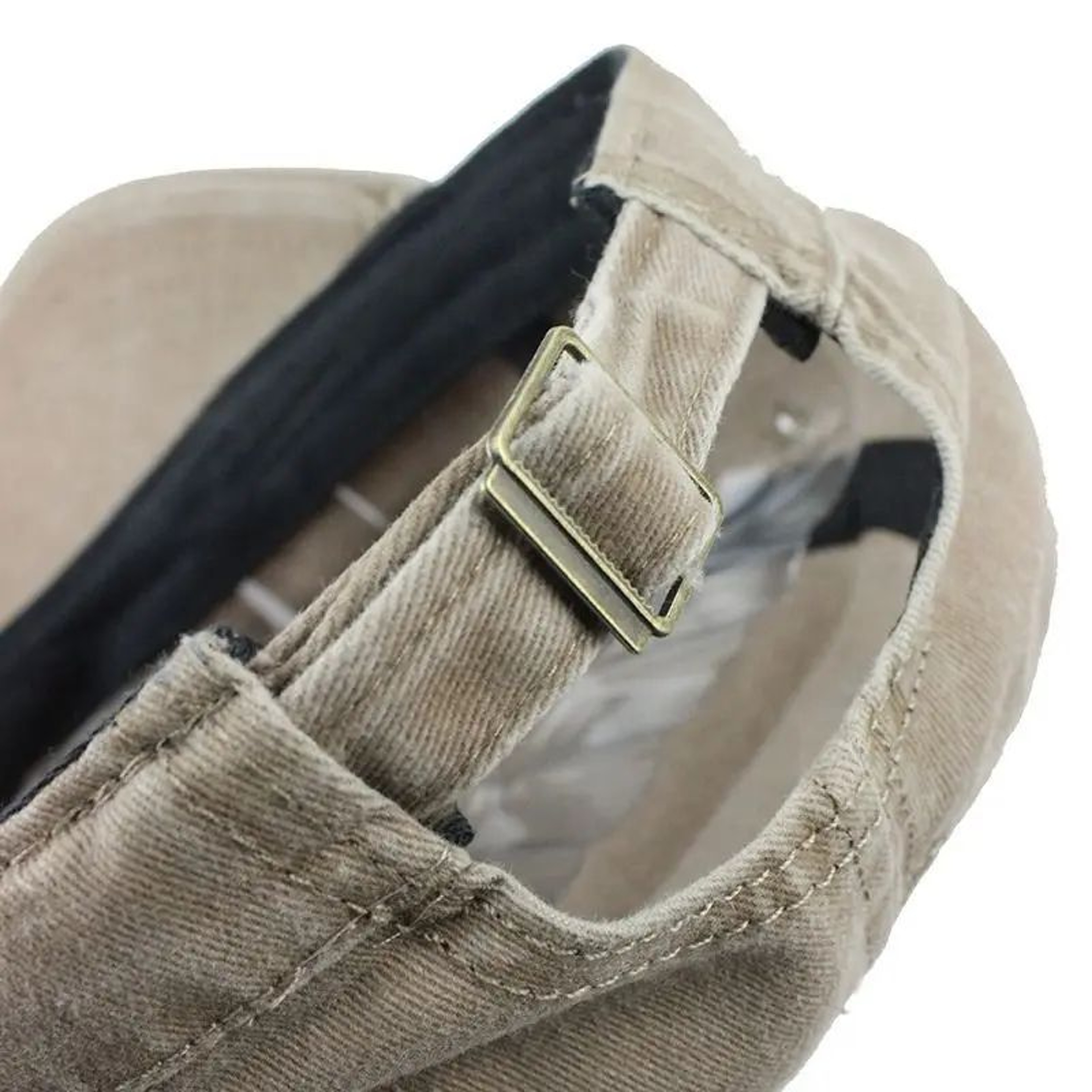 Mens Washed Cotton Military Cap  Flat Top Sun Protection Cadet Hat 5
