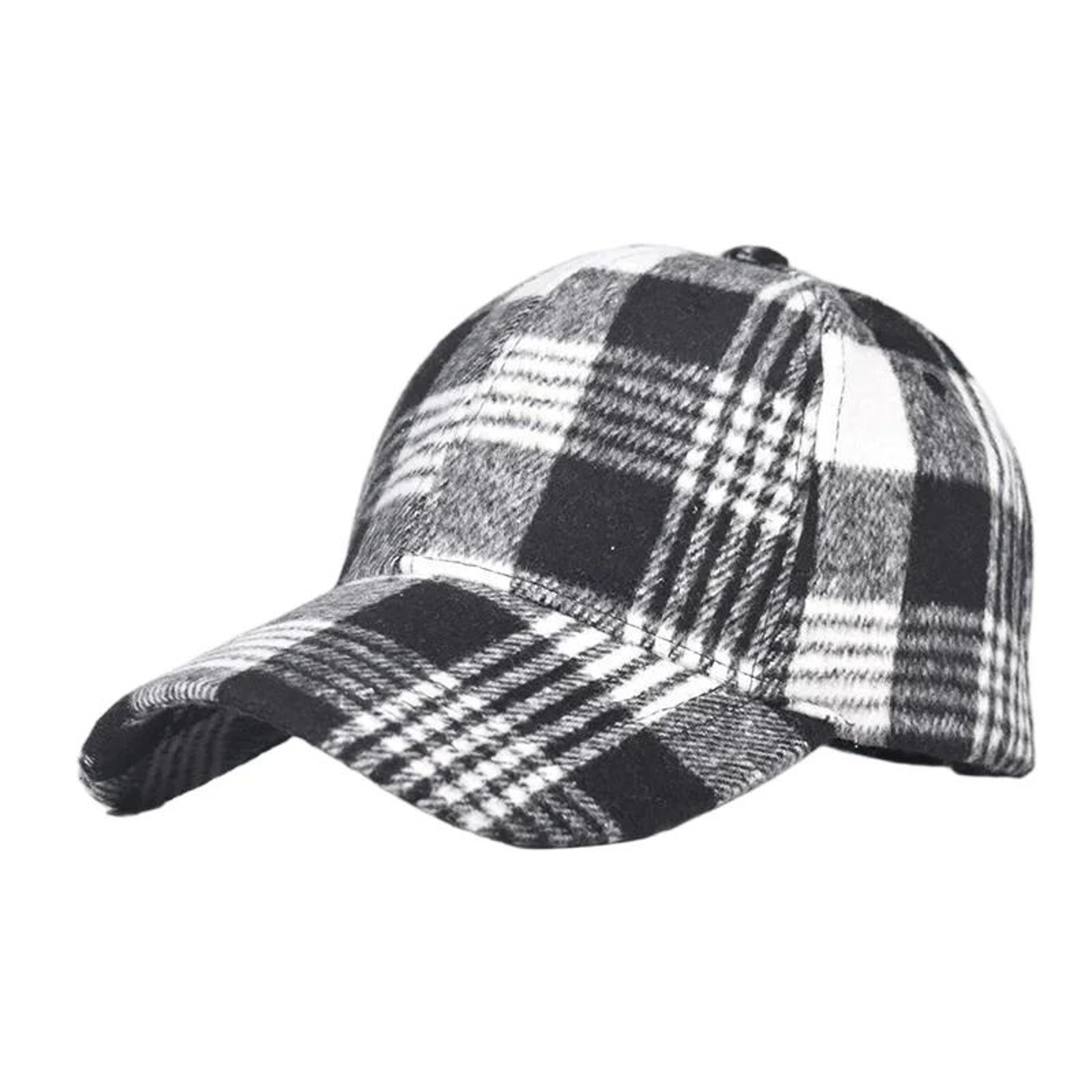 Classic Checkered Baseball Cap  AllSeason Sun Visor Cap With Adjustable Fit For Men  Women 15