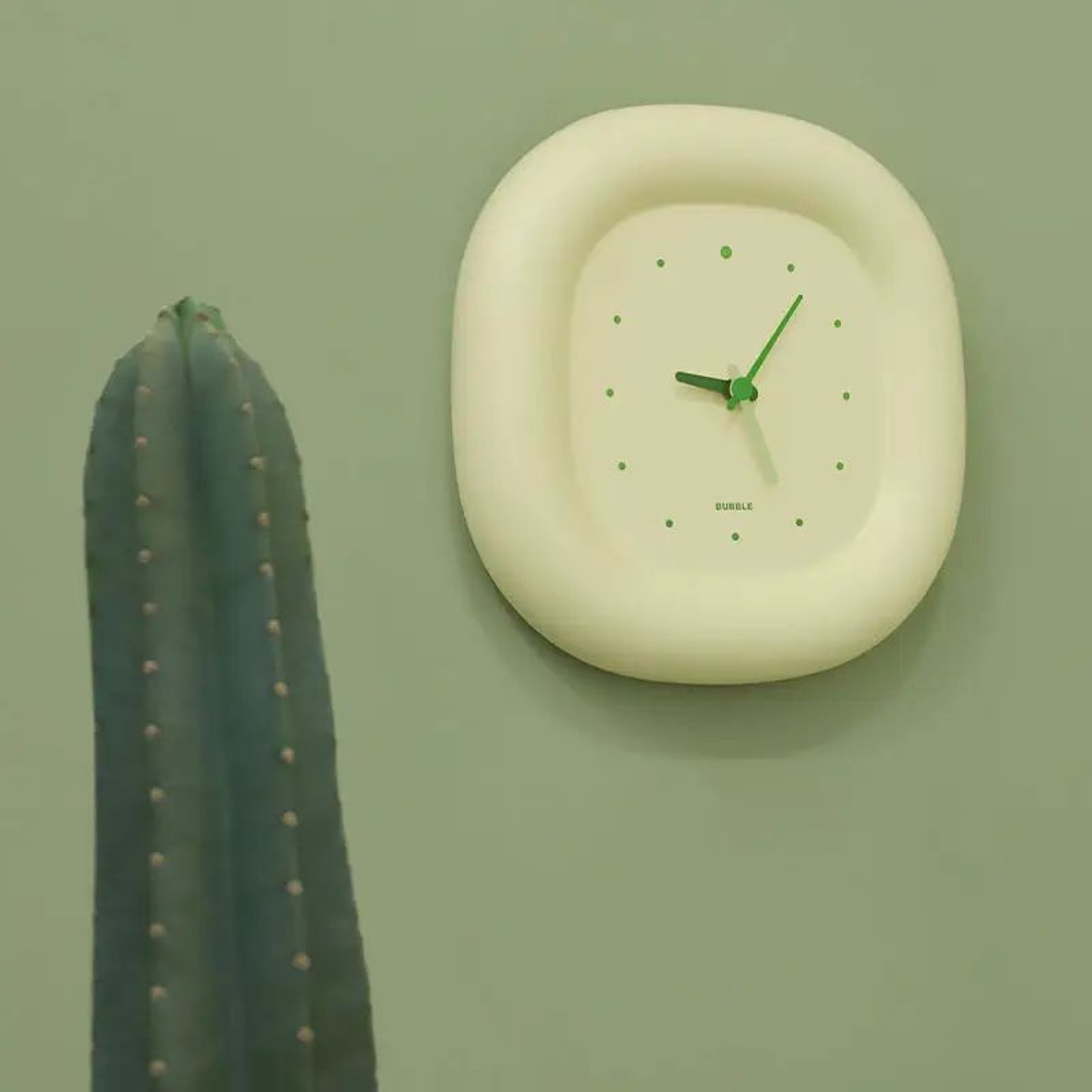 BubblePop Aesthetic Small Wall Clock For Bedroom  Modern Decor 4