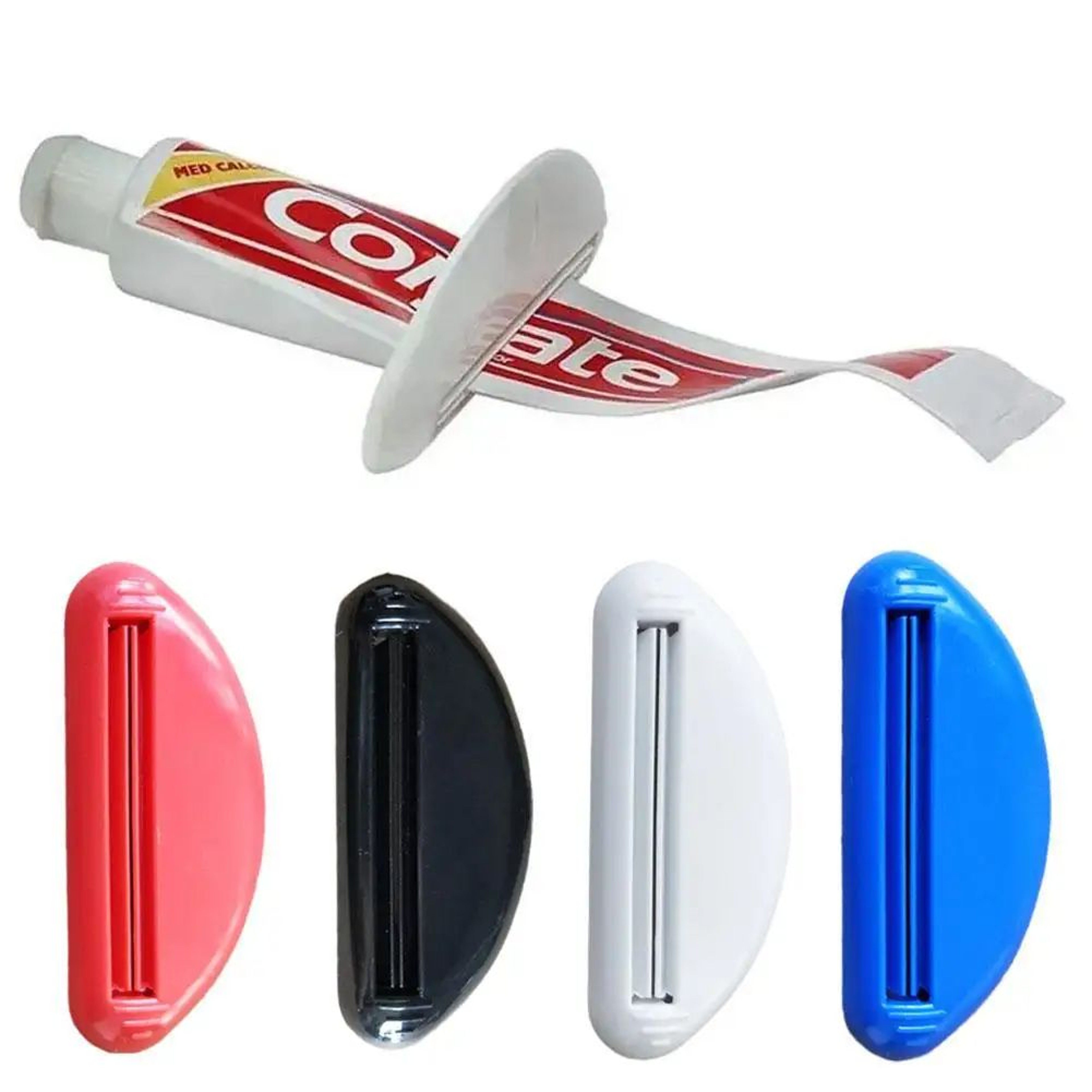 SmartPress Toothpaste Tube Squeezer  Manual Toothpaste Dispenser  MultiUse Tube Squeezer Tool 0