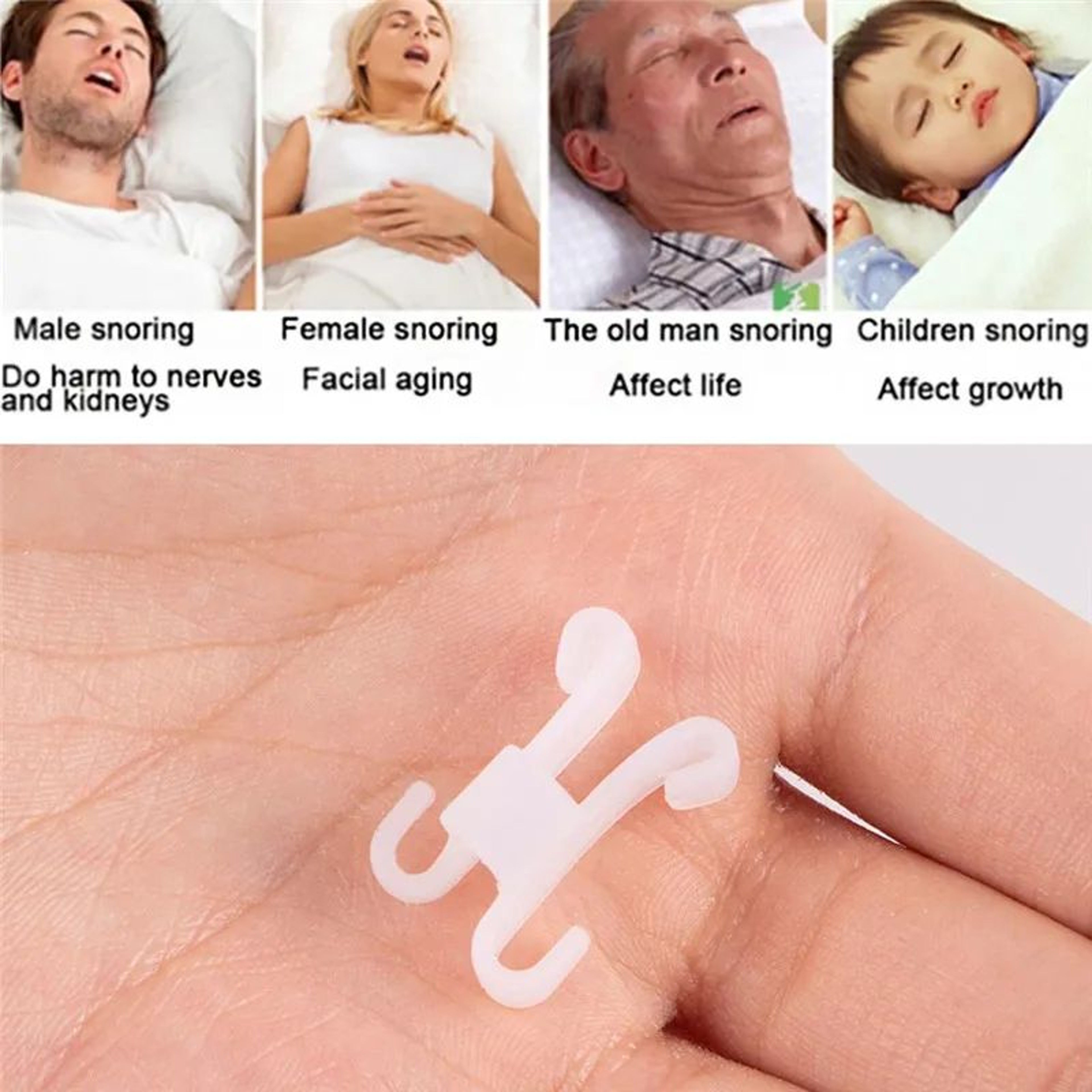 SilentFlow Anti Snoring Device Nose Clip  Comfortable Nasal Dilator For Better Sleep 3