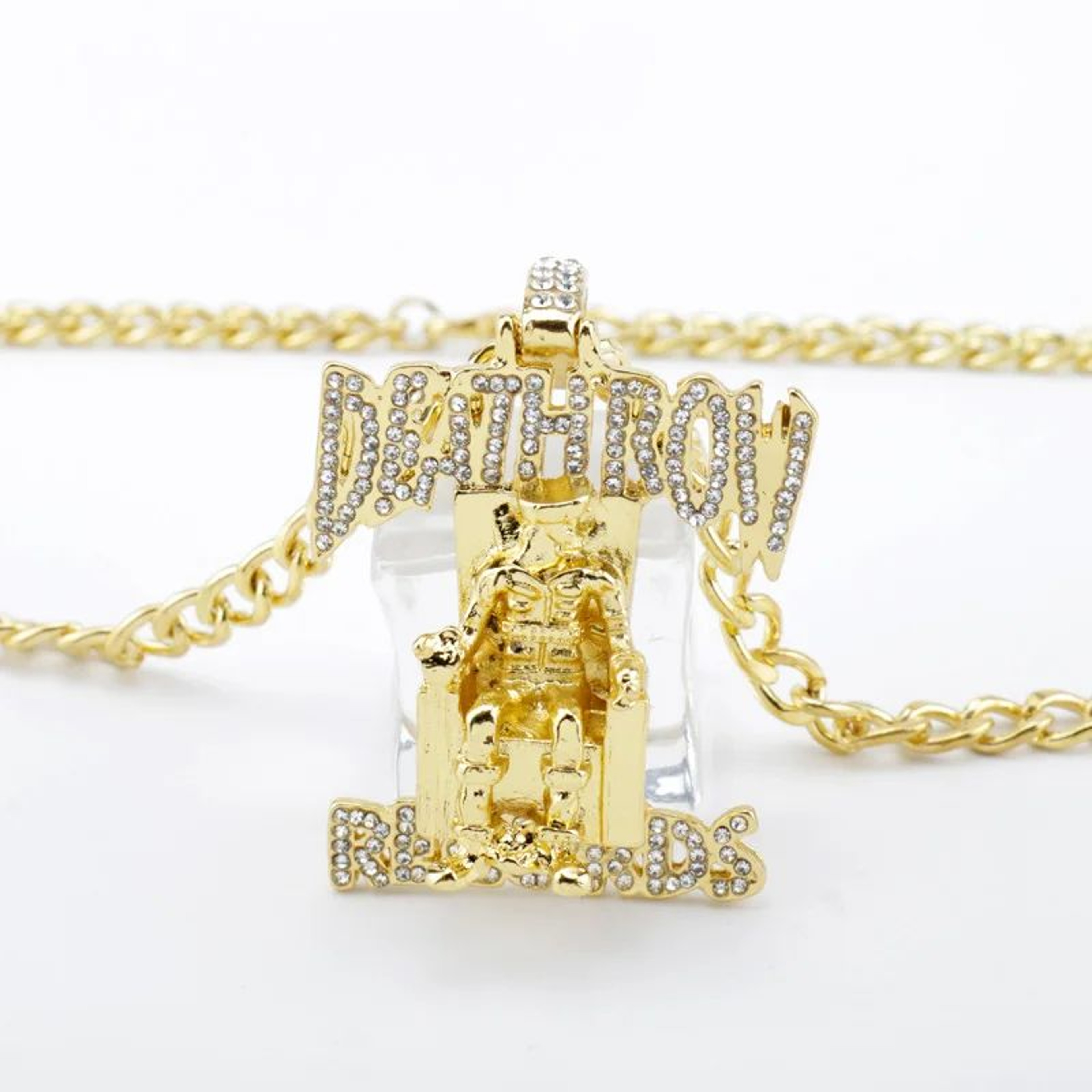 Street Rebel Zircon Prisoner Hip Hop Pendant Necklace 1