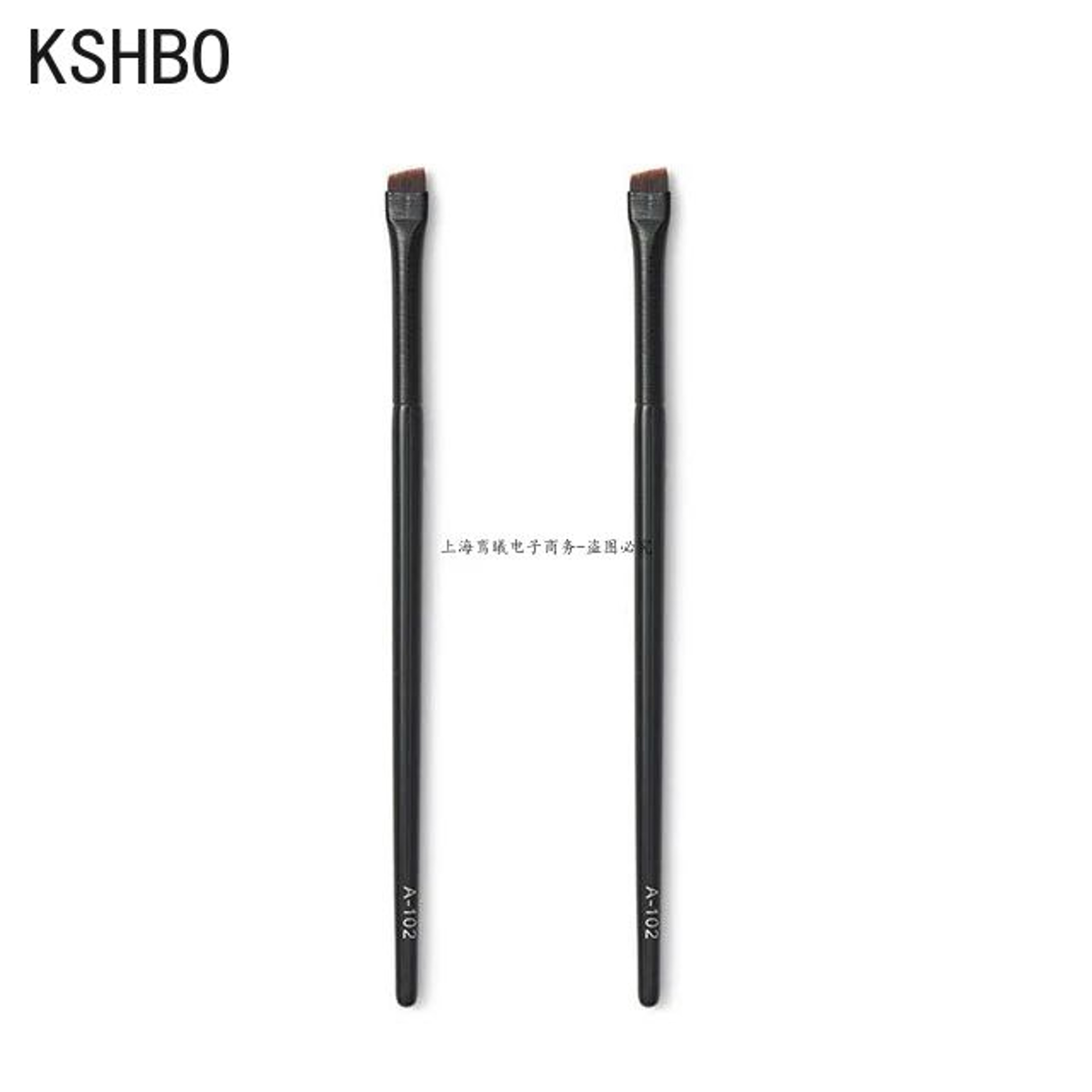 Precision Duo Angled Eyebrow Brush  Eyebrow Liner Brush Set  Portable Brow Contour Brush 2PCS 10