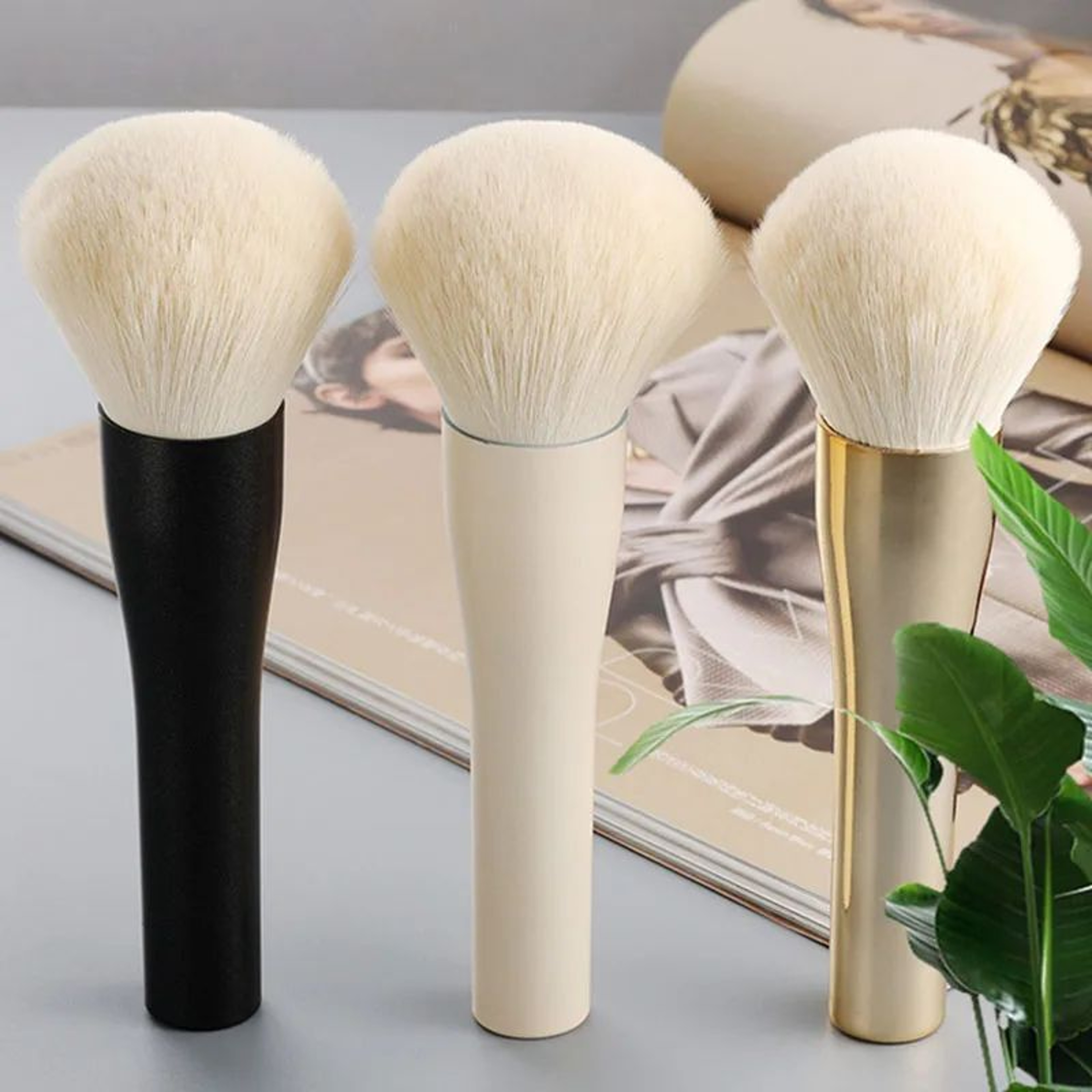 ProFluff Large Powder Brush  Soft Makeup Blending Brush For Flawless Face Powder  Mineral Foundatio 5