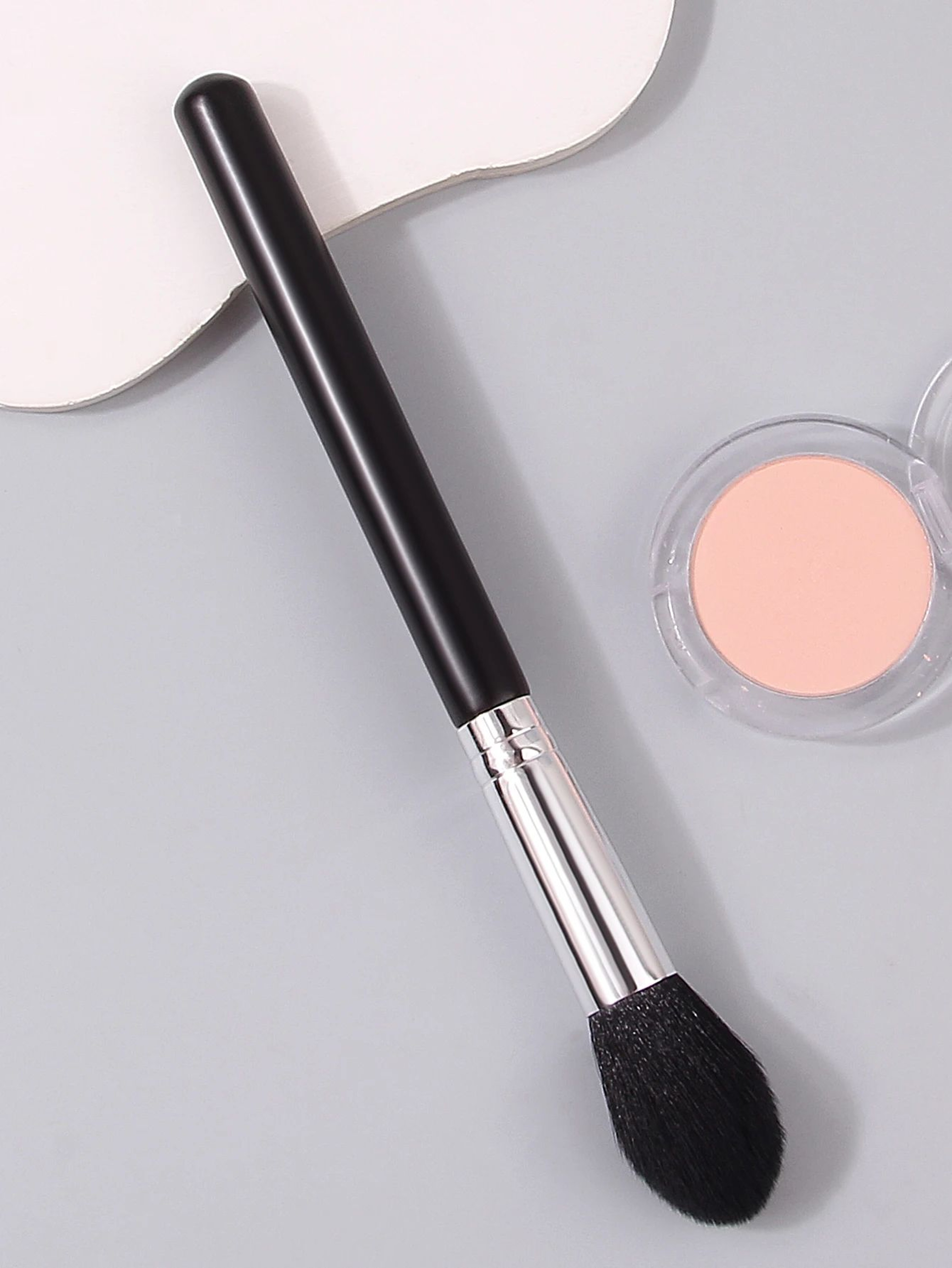 Flame Precision Blush Brush  Soft Synthetic Makeup Brush For Smooth Contour  Highlight 5
