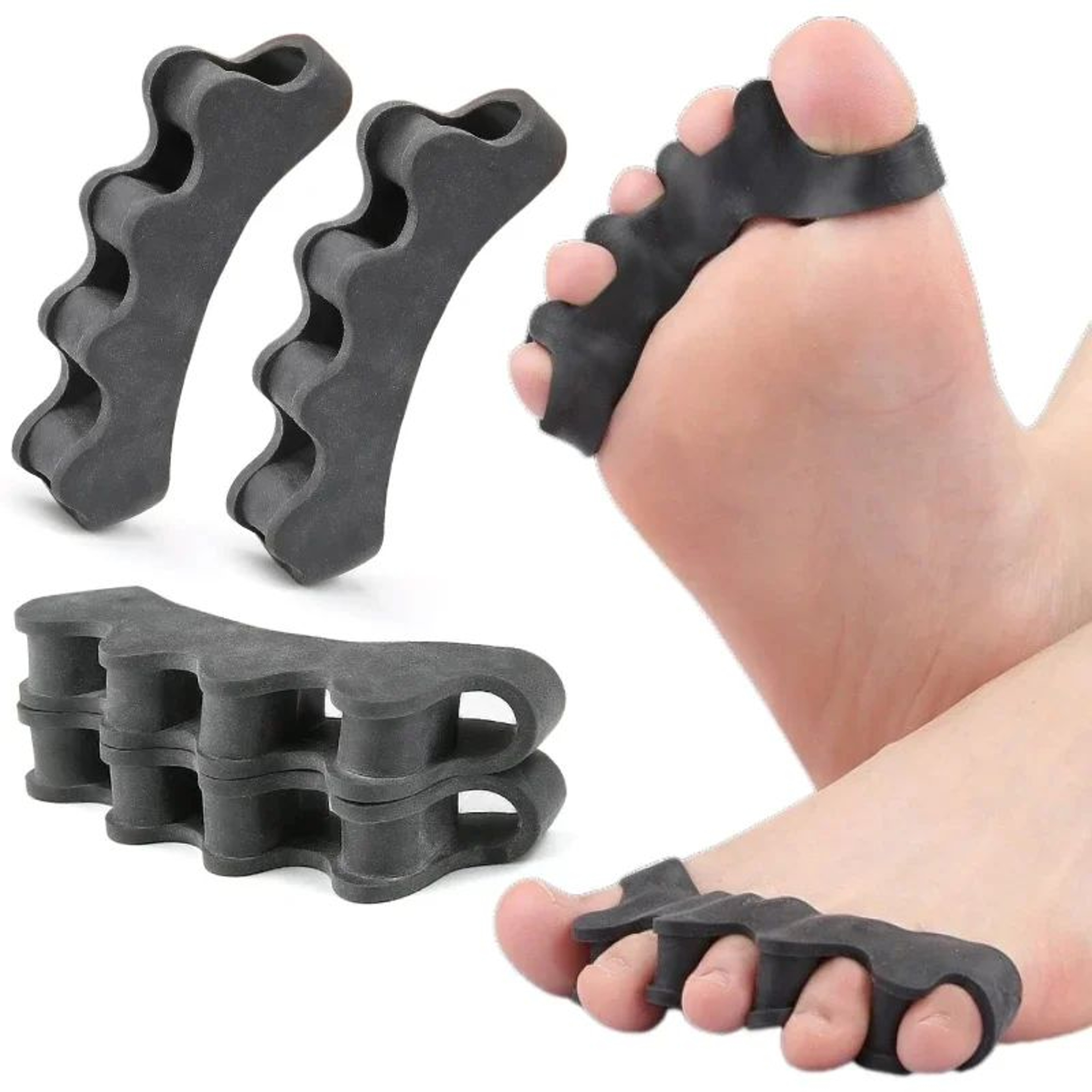 ComfortAlign Silicone Toe Separators For Bunions  Soft Gel Bunion Corrector  Hammer Toe Spacer 3