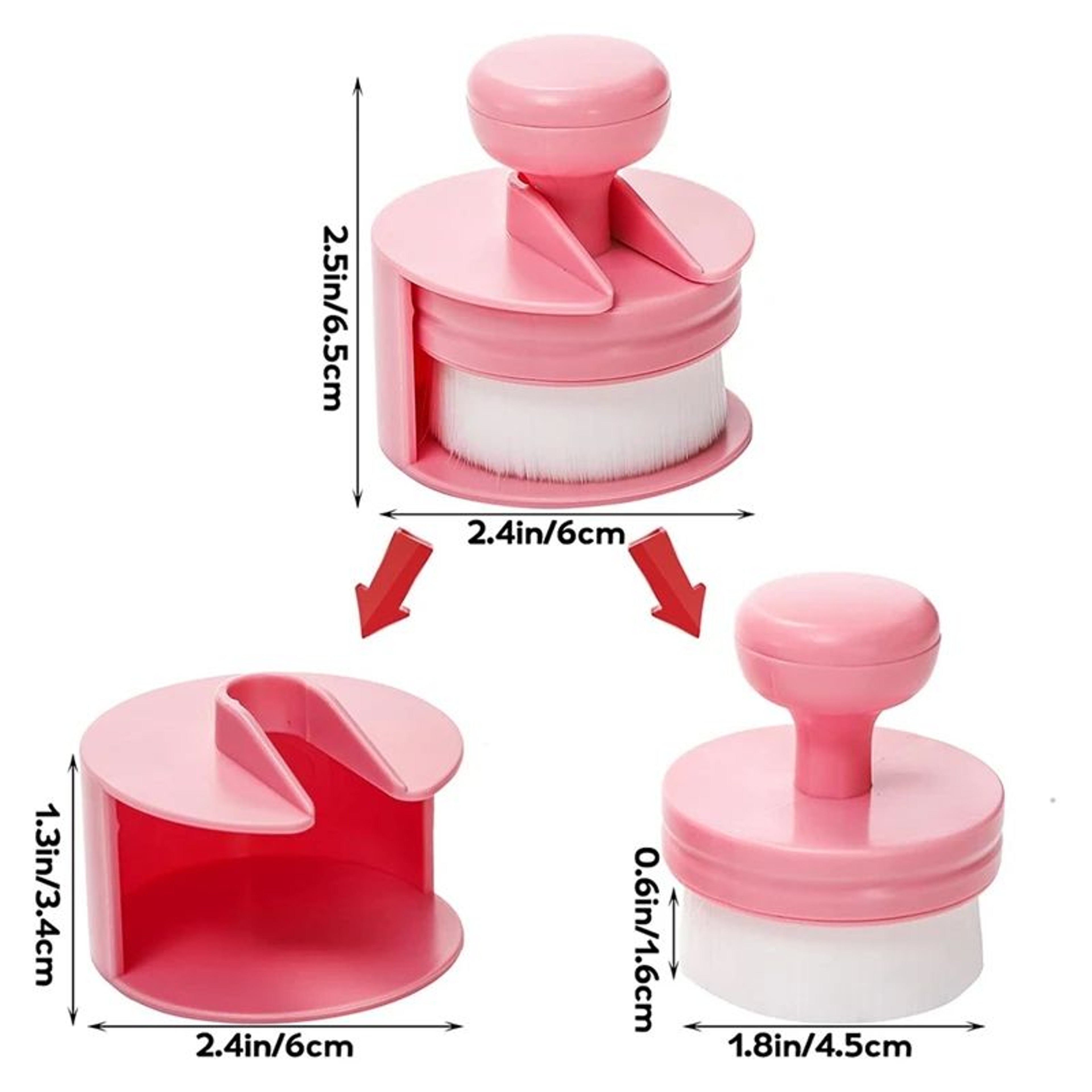FlatTop Ink Blending Brushes Set  8 ColorCoded Craft Ink Blender Brushes For Smooth Card Making  Pa 5
