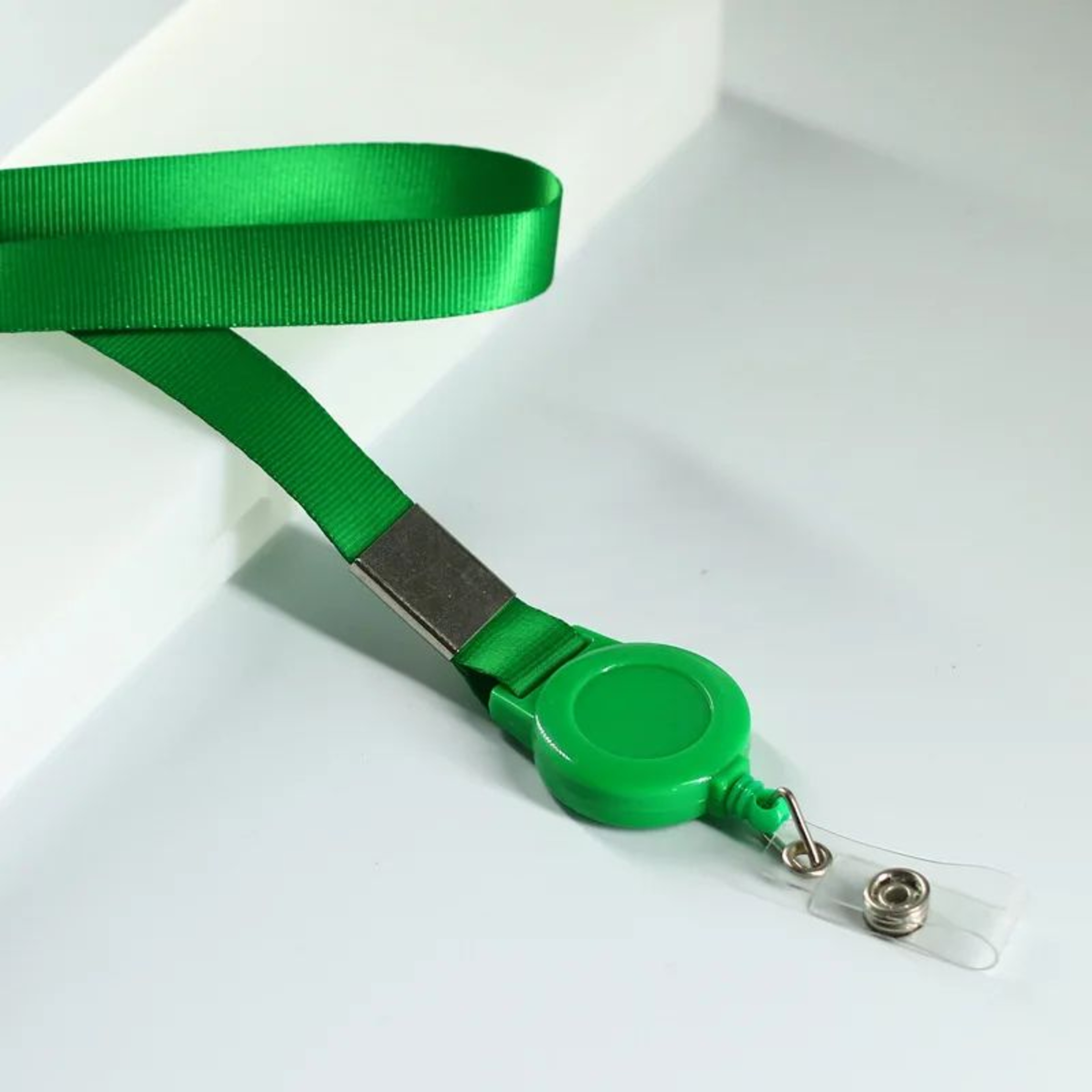 Retractable ID Badge Lanyard With Reel  Secure Neck Strap ID Card Holder For Work  School 4