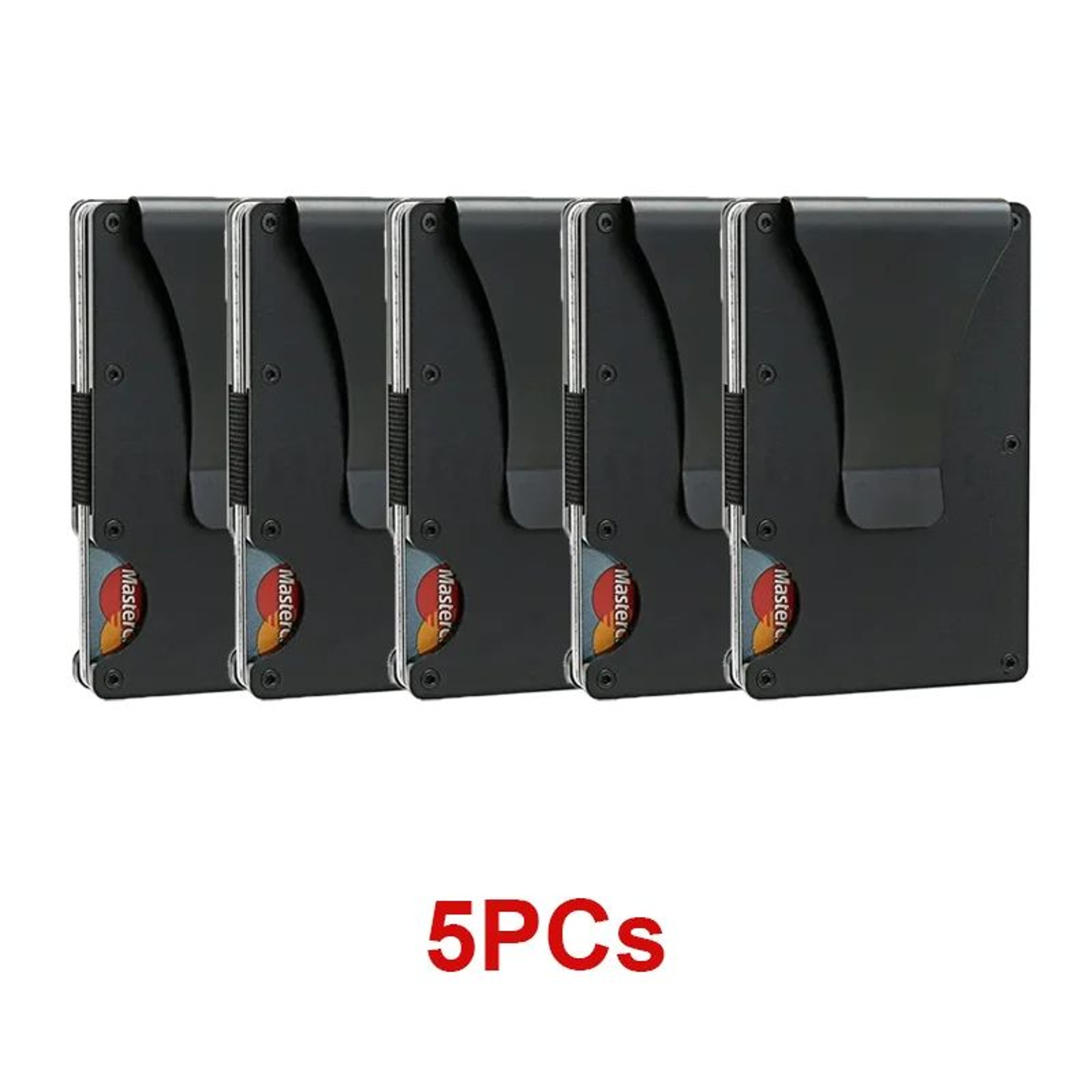 RFID Blocking Minimalist Metal Wallet With Money Clip Slim Front Pocket Card Holder 8