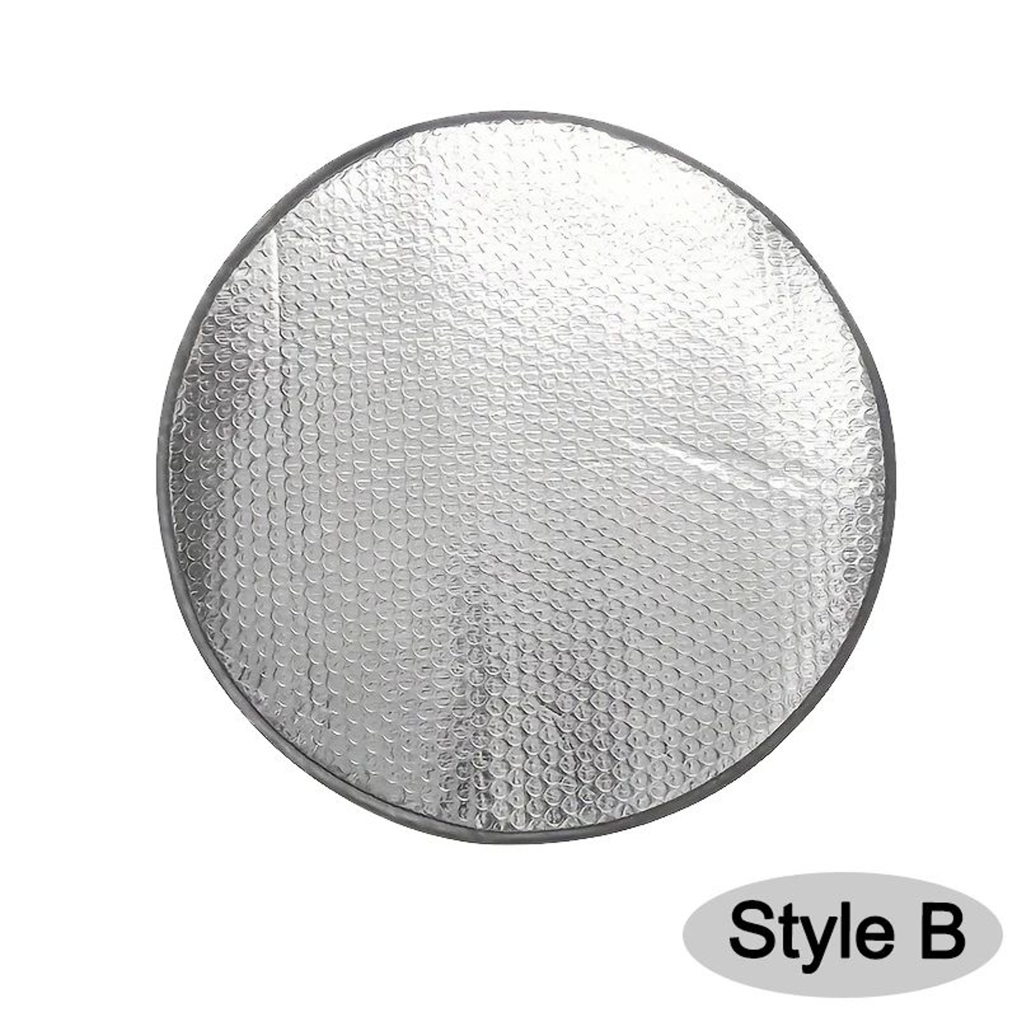 SilverShield Steering Wheel Sun Shade Cover For Cars Foldable UV Heat Protector 6