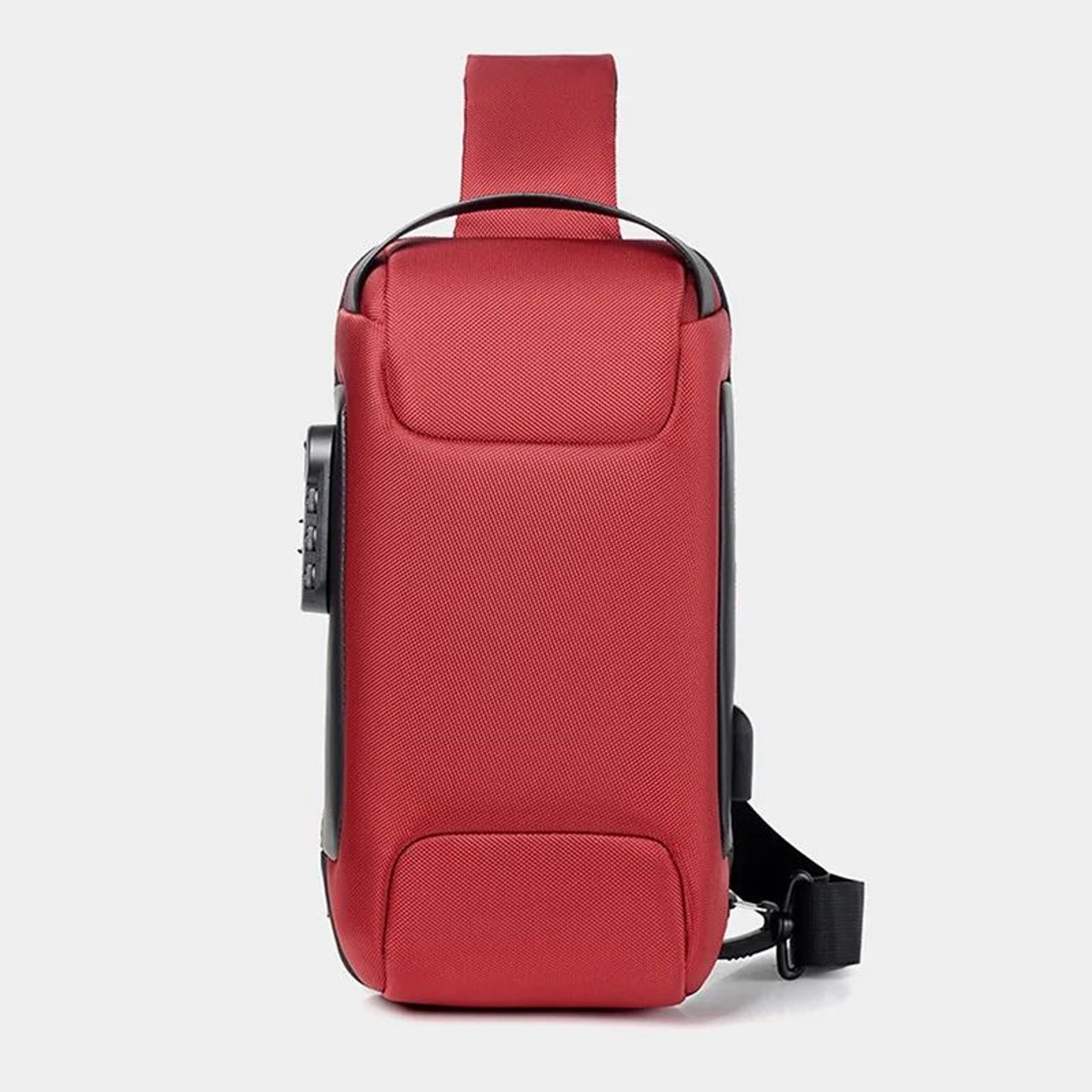AntiTheft USB Charging Waterproof Crossbody Sling Bag For Men 8