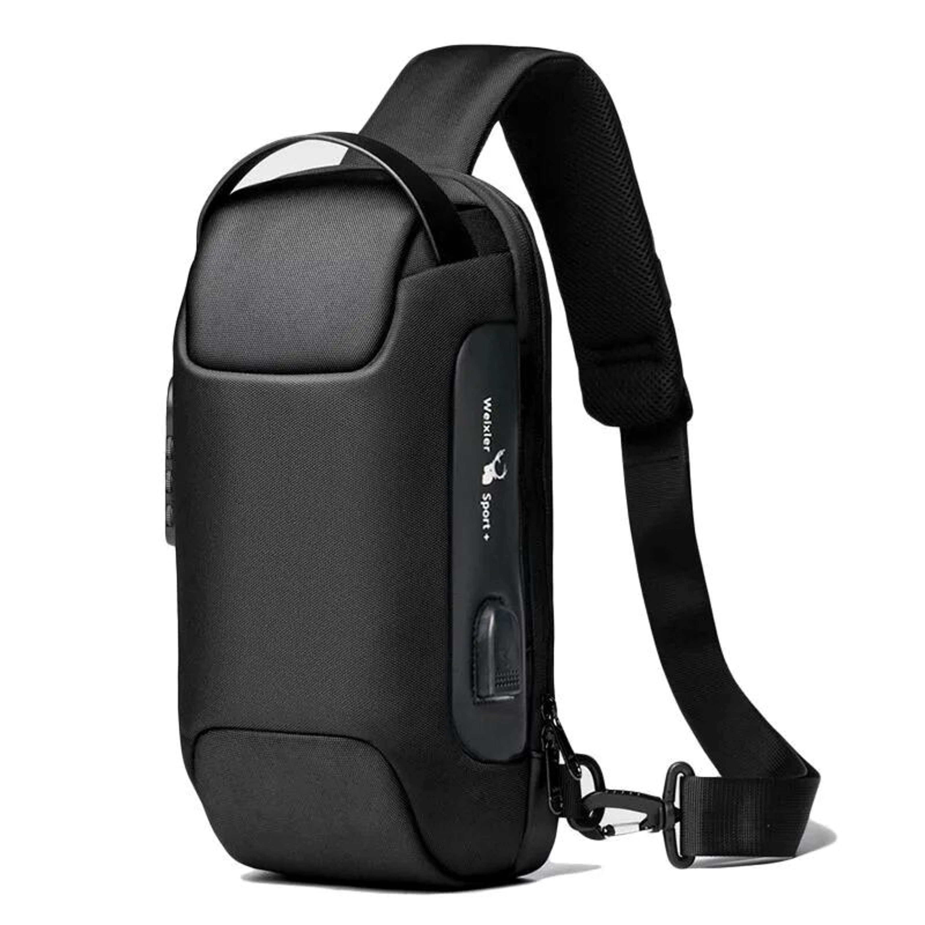 AntiTheft USB Charging Waterproof Crossbody Sling Bag For Men 11