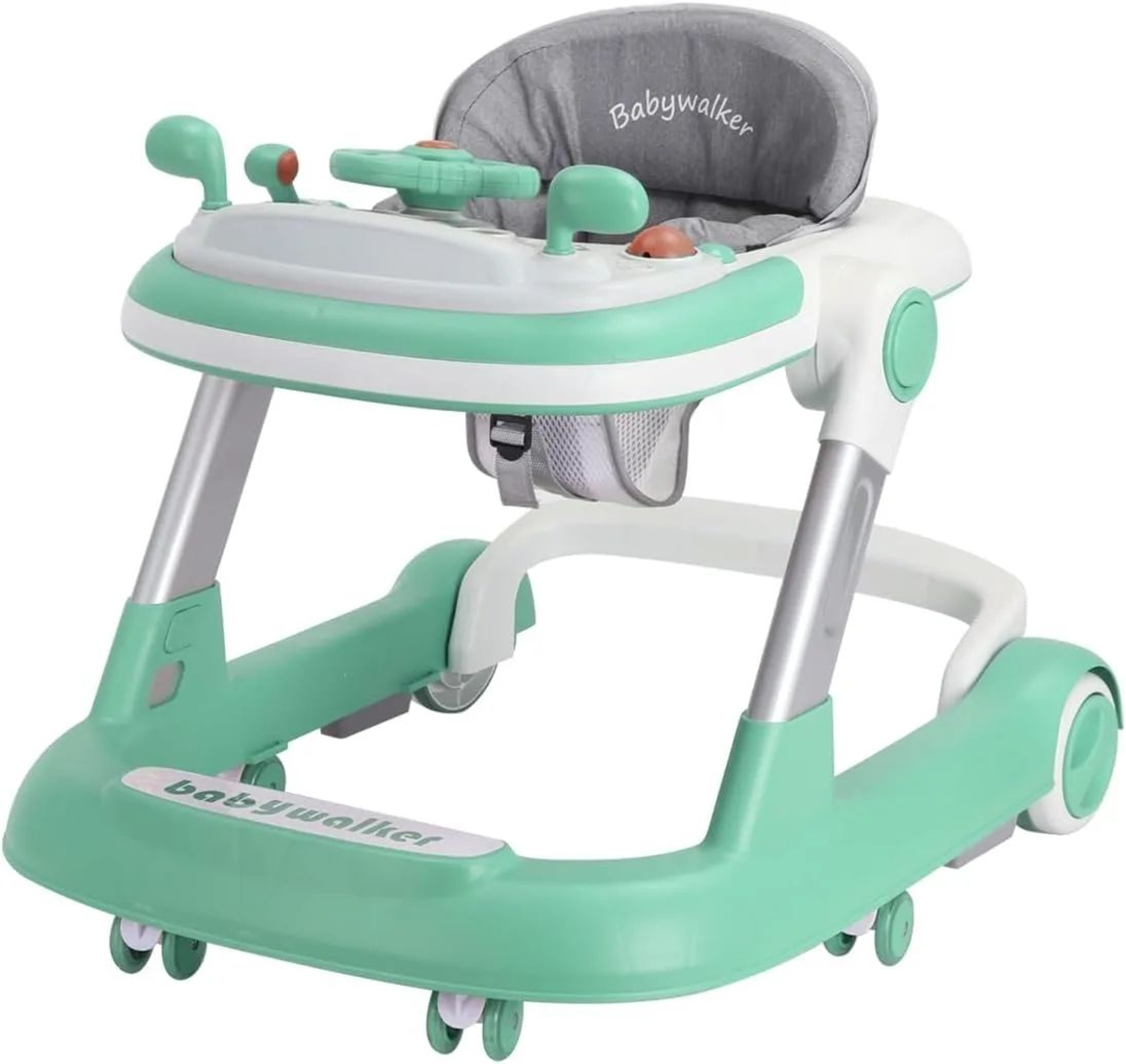 2in1 Foldable Baby Walker With Tray  Music Activity Center 8