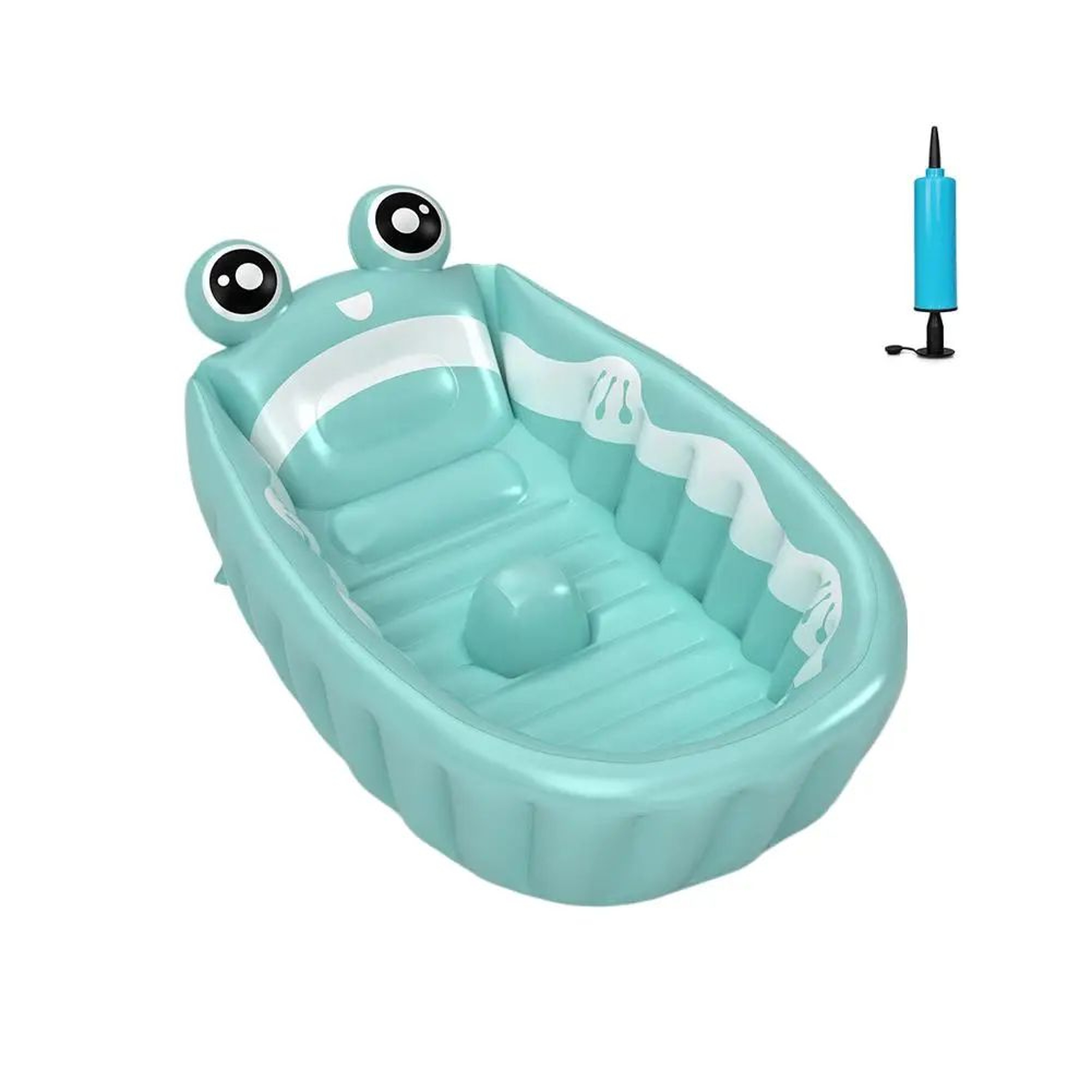 SoftSplash Inflatable Baby Bathtub  Portable Kids Bath Pool For Safe  Fun Bath Time 7