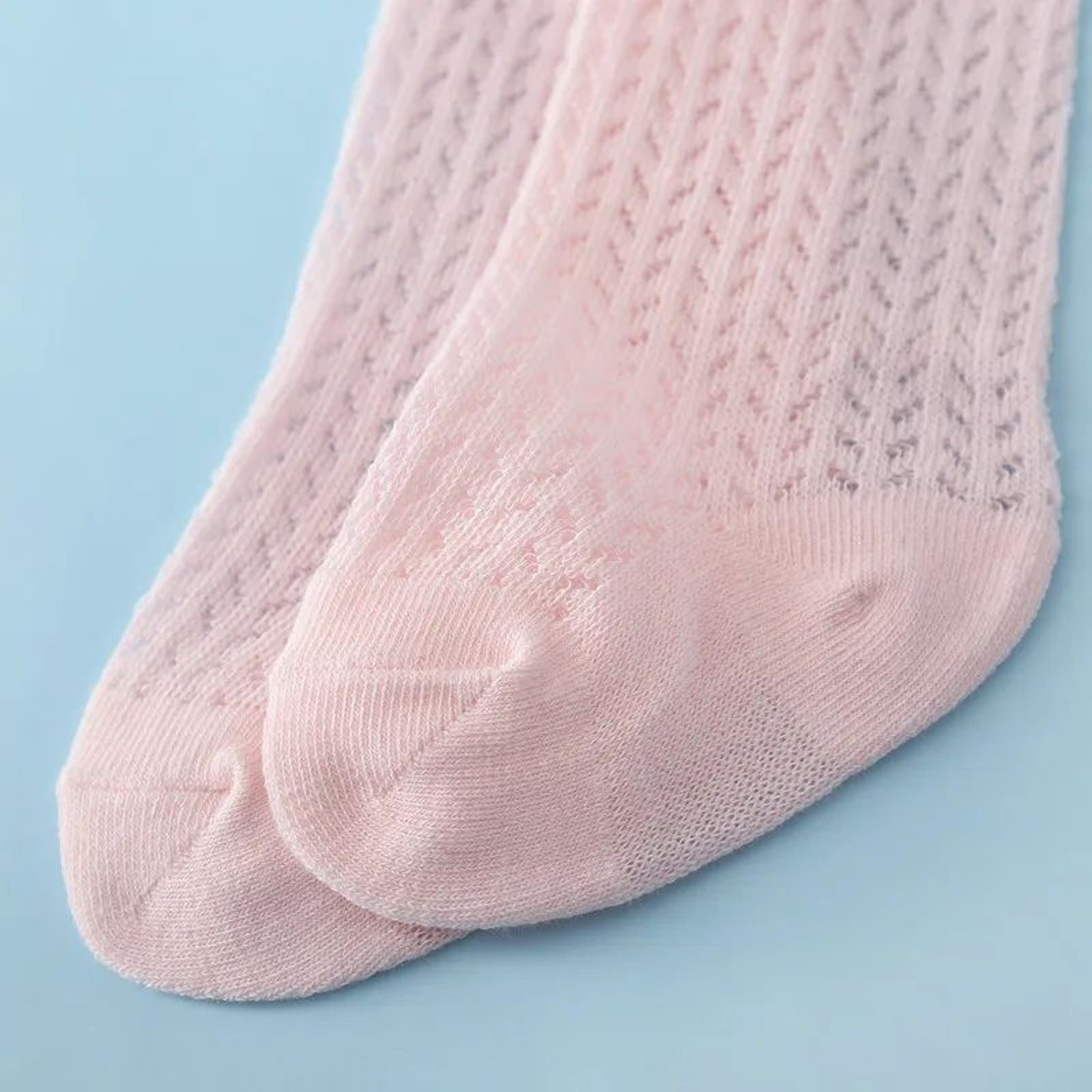Soft Bow Mesh Baby Knee Socks For Infants  Toddlers 5
