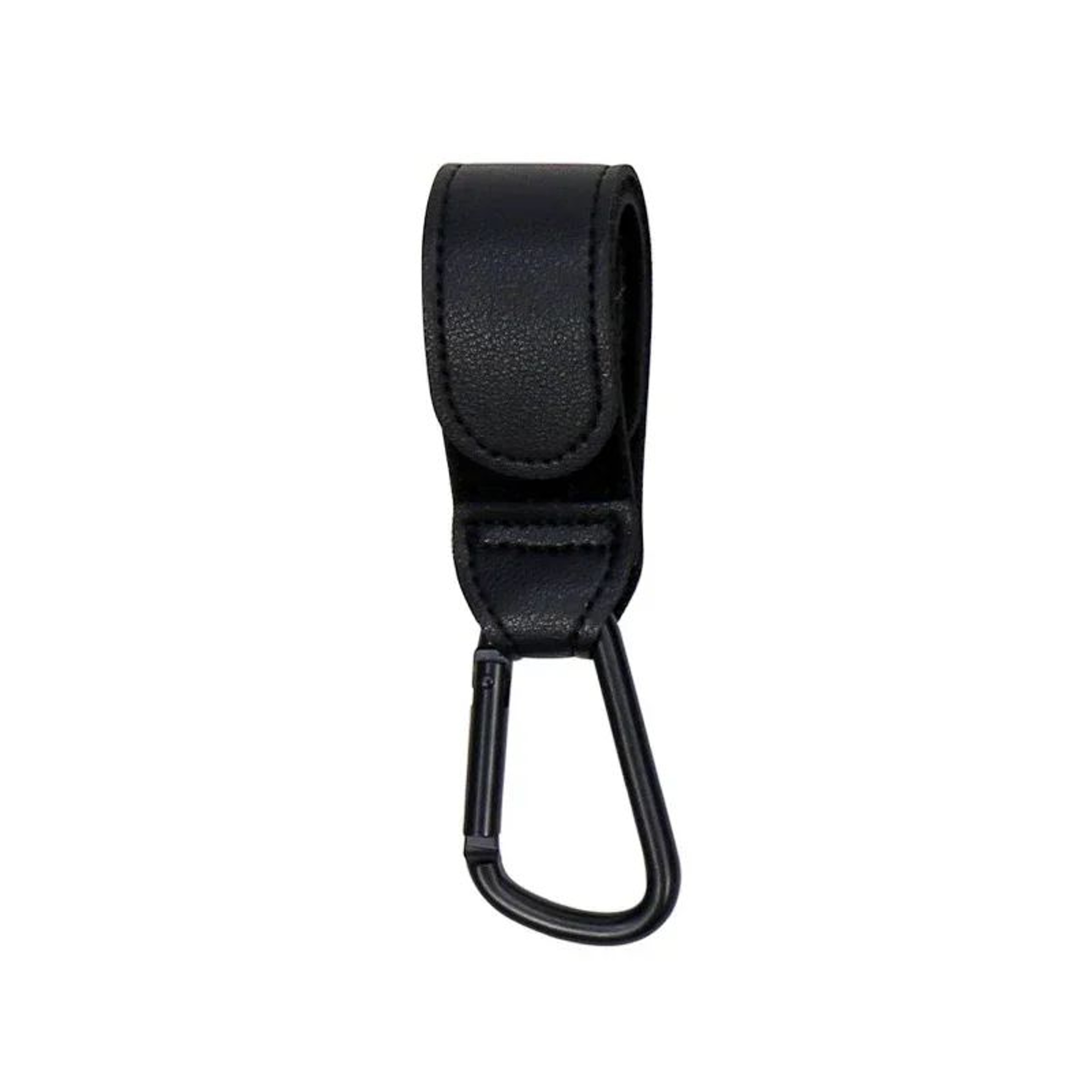 Premium Leather Stroller Hooks Set For Easy Diaper Bag Organization 7