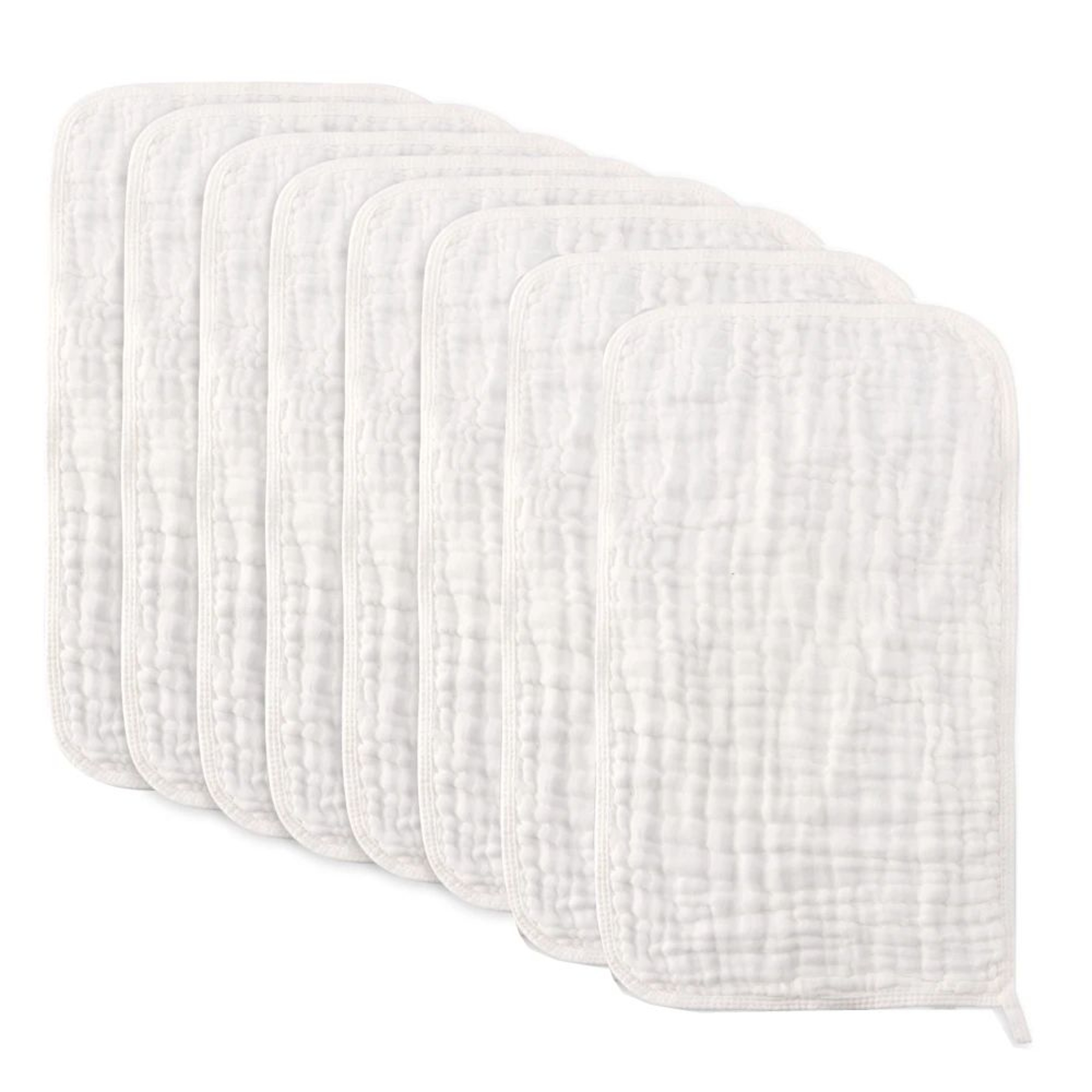 SoftShield Muslin Burp Cloths For Newborns  6Layer Cotton Baby Burp Cloths Extra Absorbent  Gentle 1