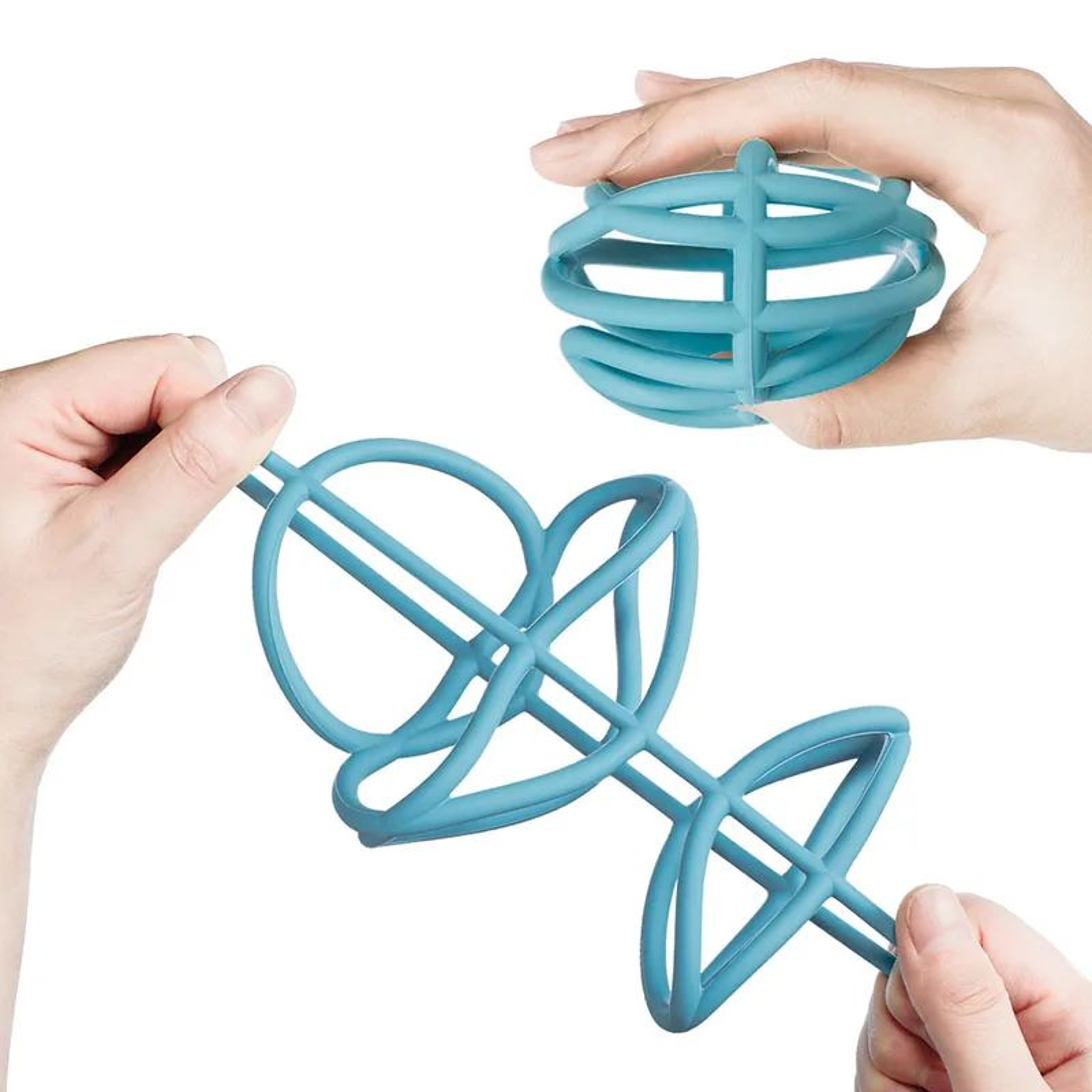 BPAFree Silicone Teether Ball  Safe Baby Teething Toy For Soothing Relief 0