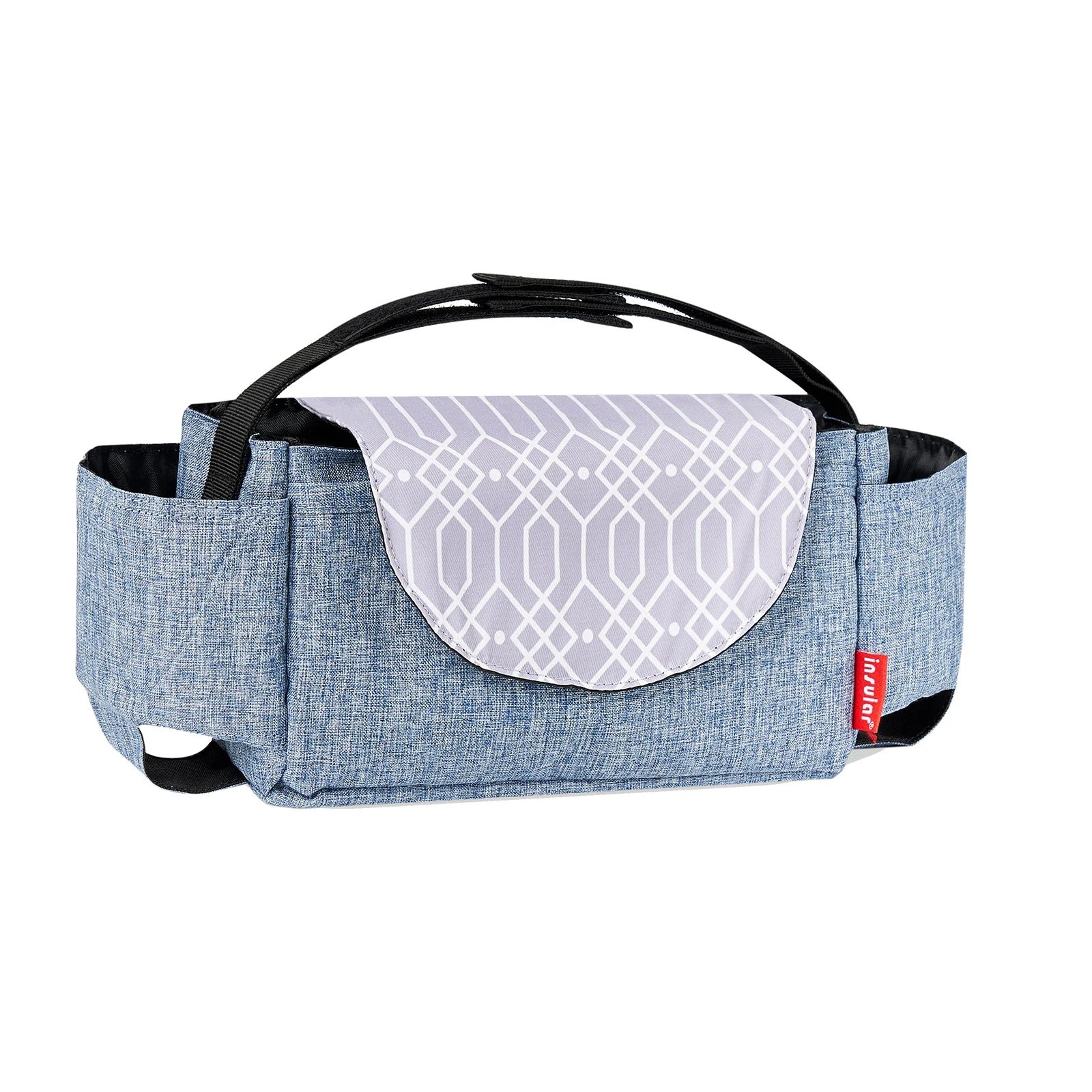 Insulated Baby Bottle Bag Diaper Organizer With Stroller Storage 8