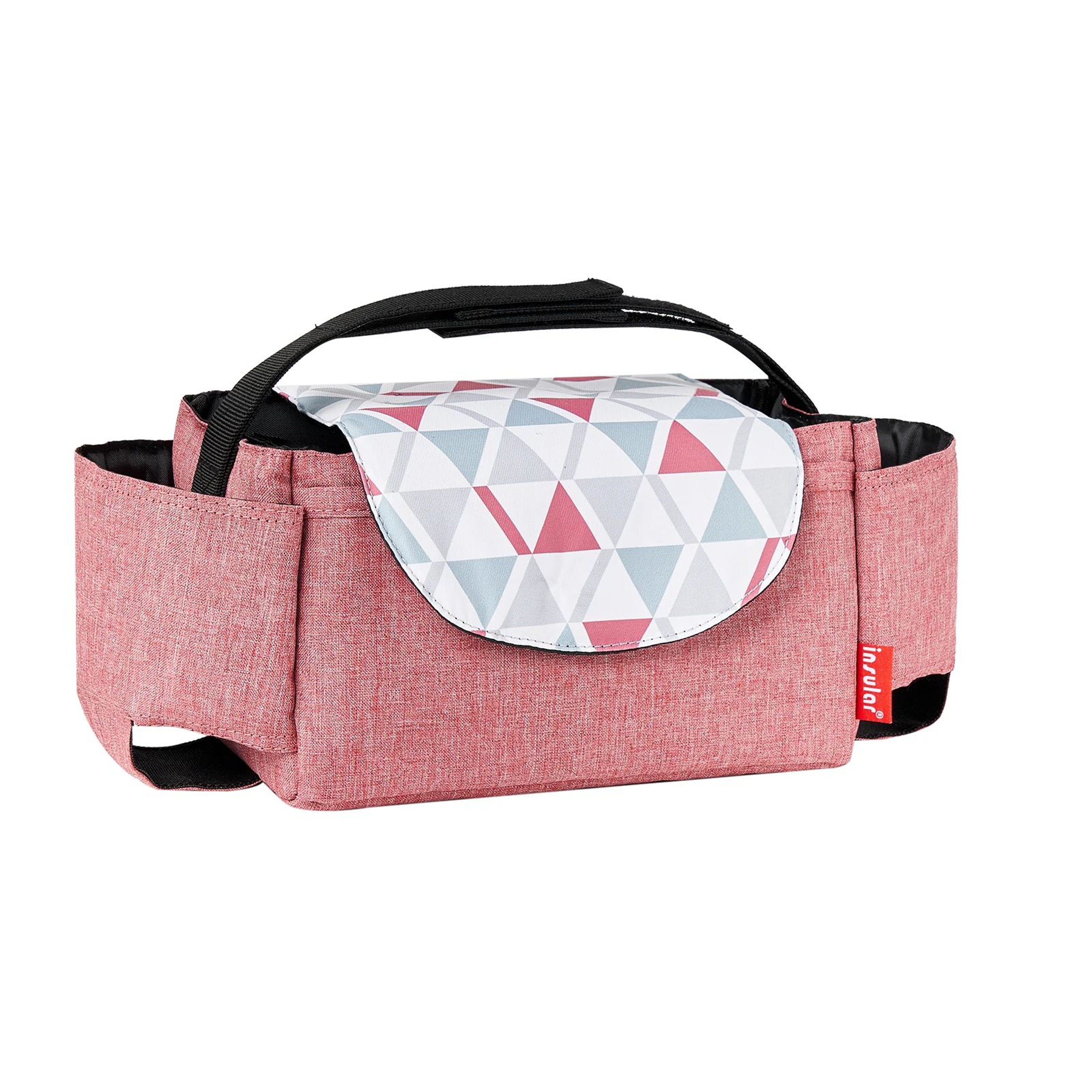 Insulated Baby Bottle Bag Diaper Organizer With Stroller Storage 9