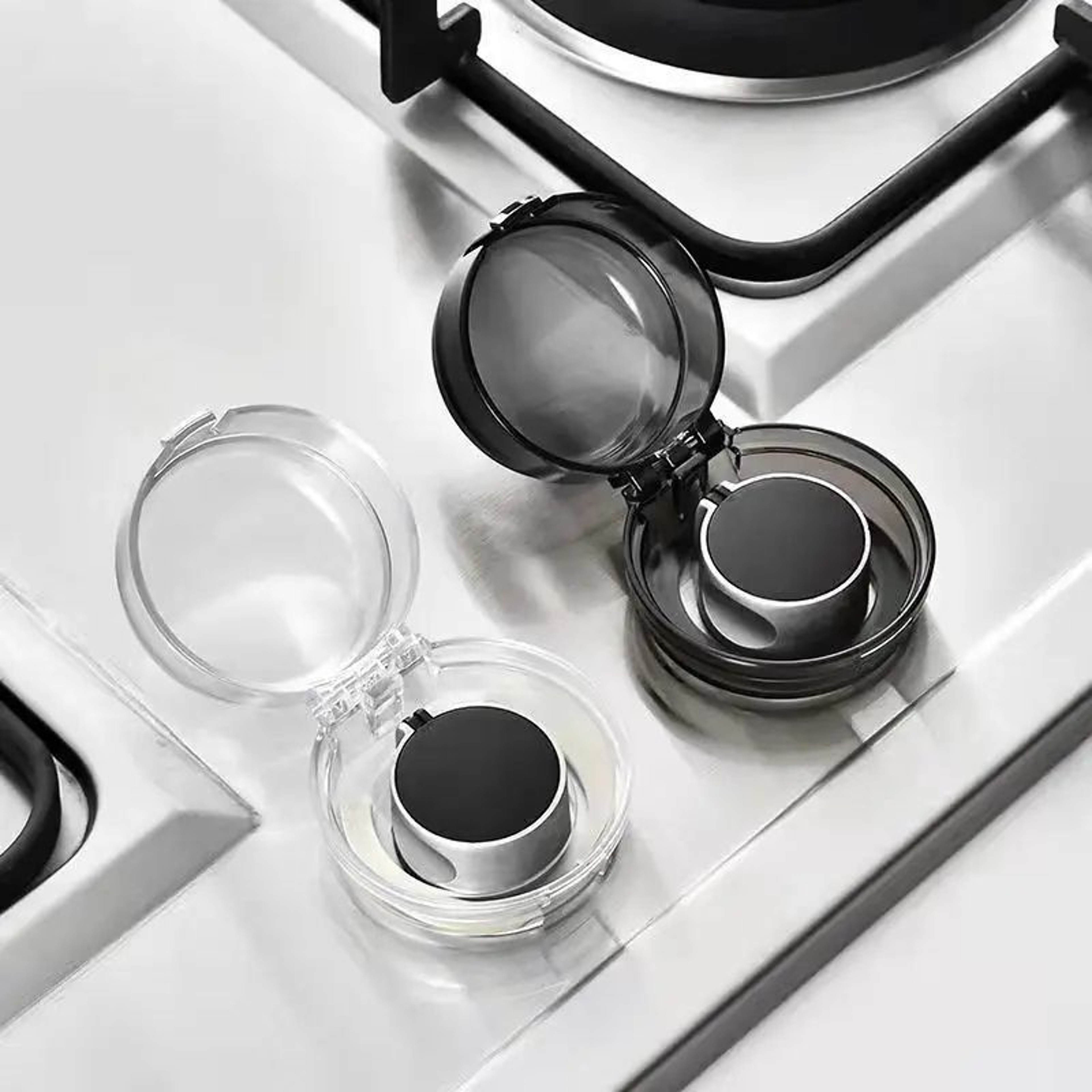 Child Safety Stove Knob Covers  HeatResistant Baby Proof Stove Guards 4Pack 2