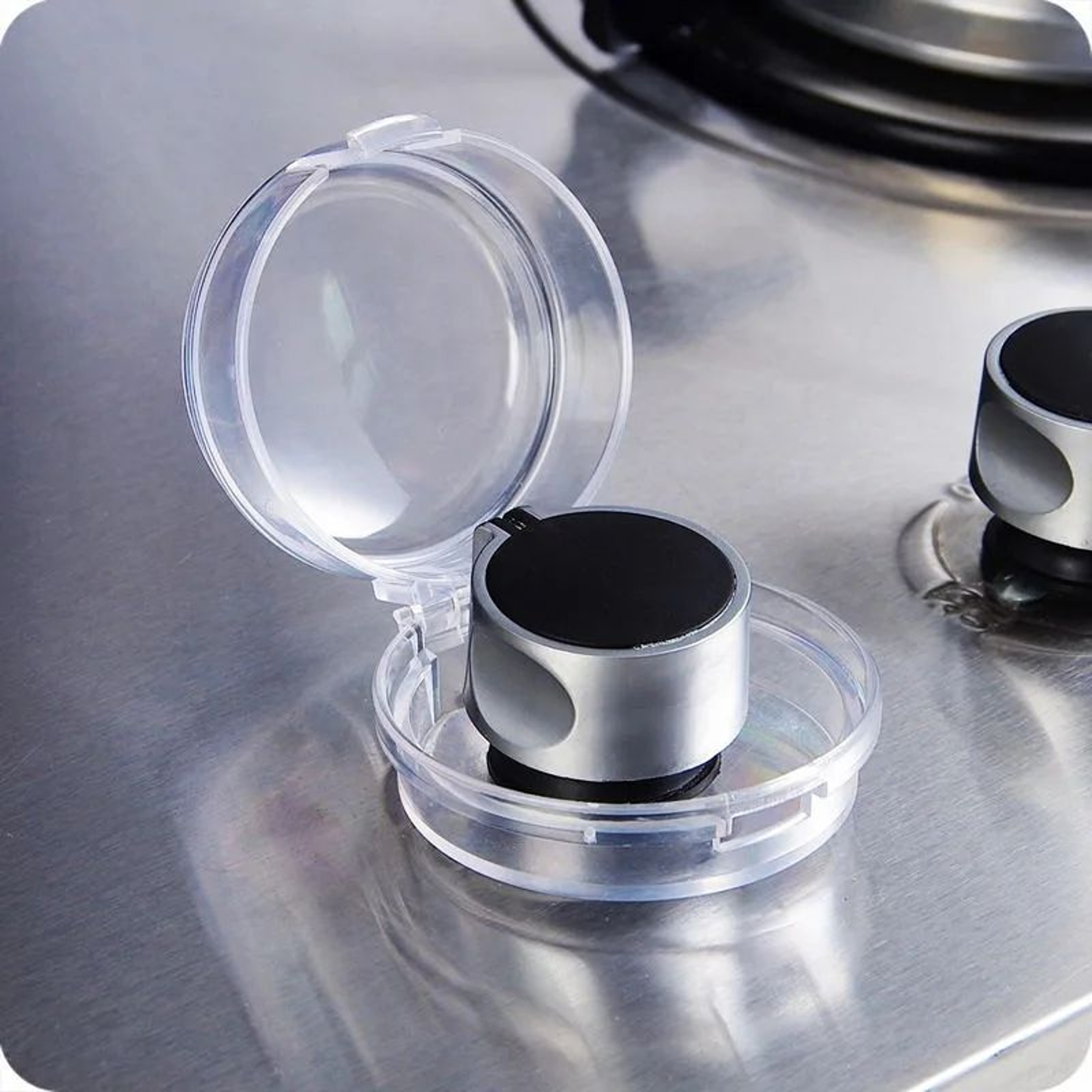 Child Safety Stove Knob Covers  HeatResistant Baby Proof Stove Guards 4Pack 5