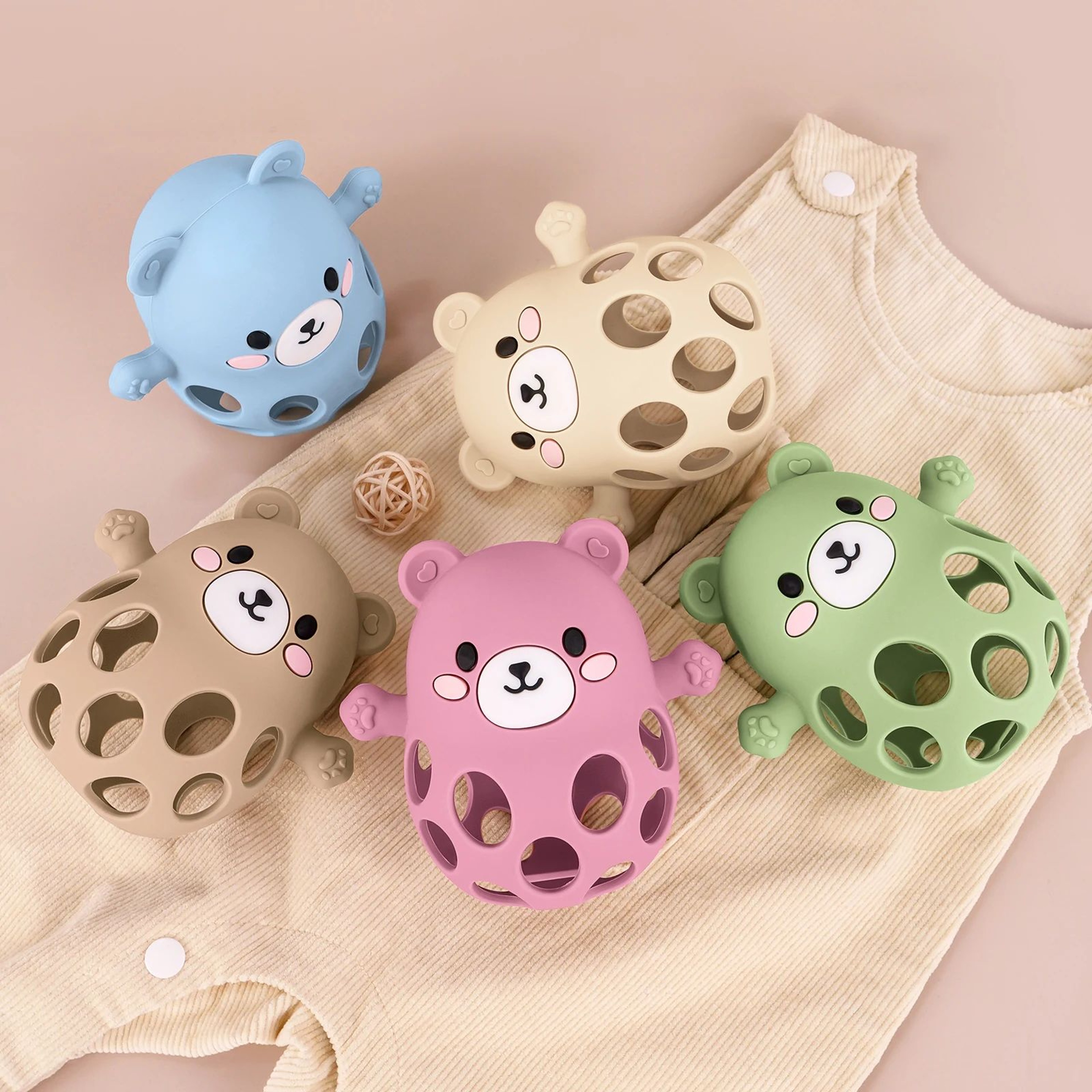 Baby Teether Glove  Soft Infant Teething Mitten For Safe SelfSoothing Relief 0