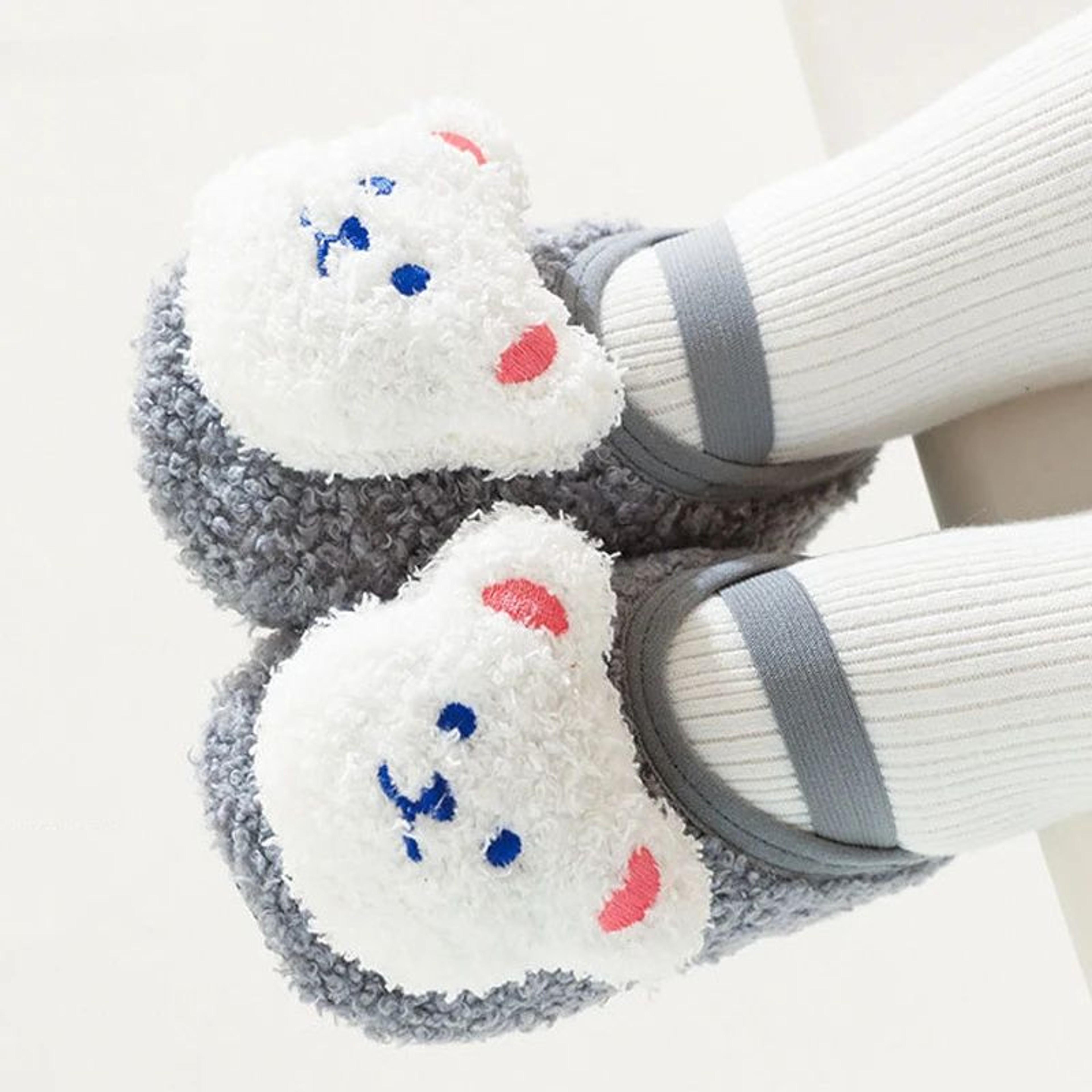 Cartoon Bear Warm Baby Winter Shoes  Soft NonSlip Newborn  Toddler First Walkers 3