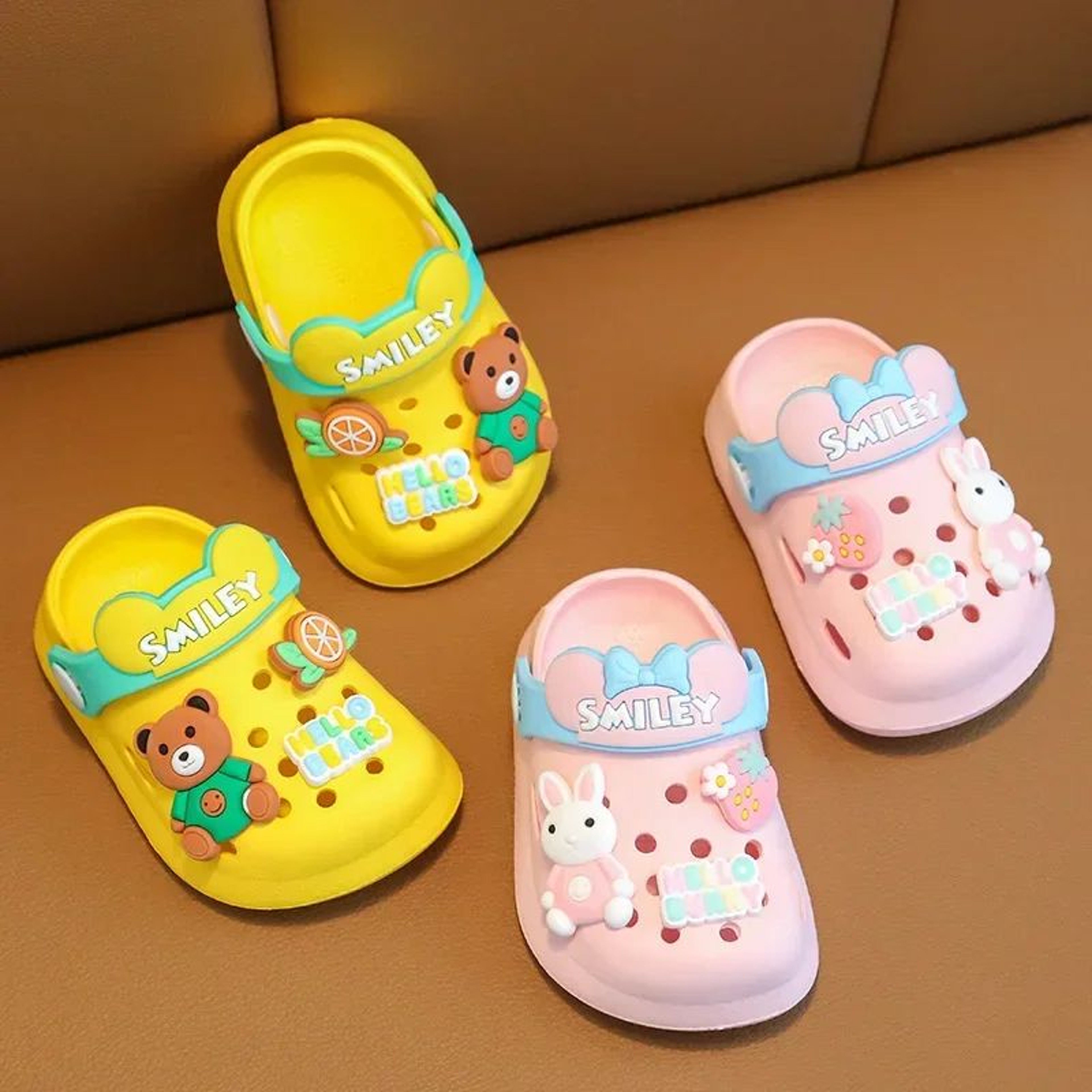 Cute Cartoon Baby Sandals  AntiSlip Infant Beach  Indoor Slippers 3