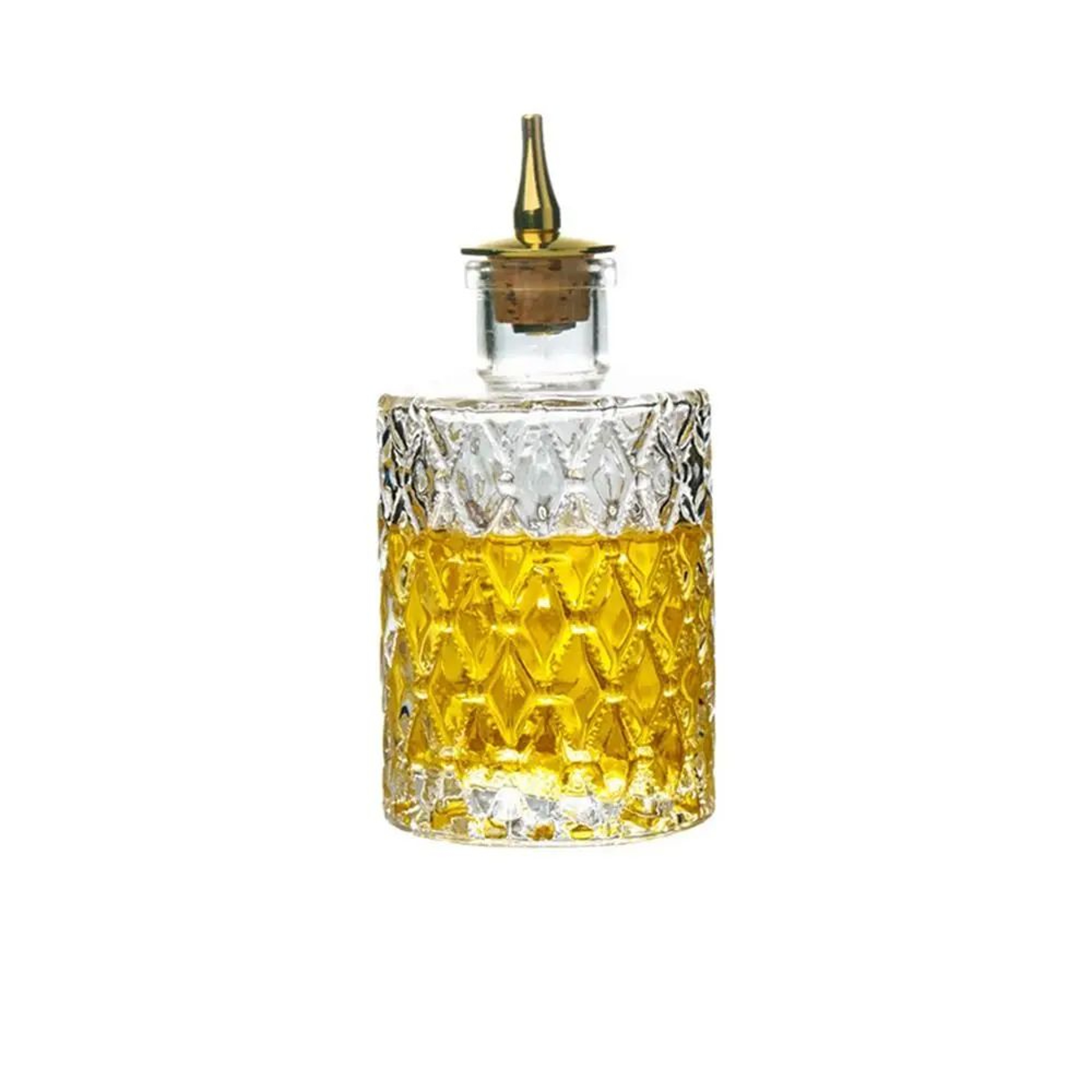 Vintage Japanese Glass Bitters Bottle Dispenser For Cocktails  Home Bar 6