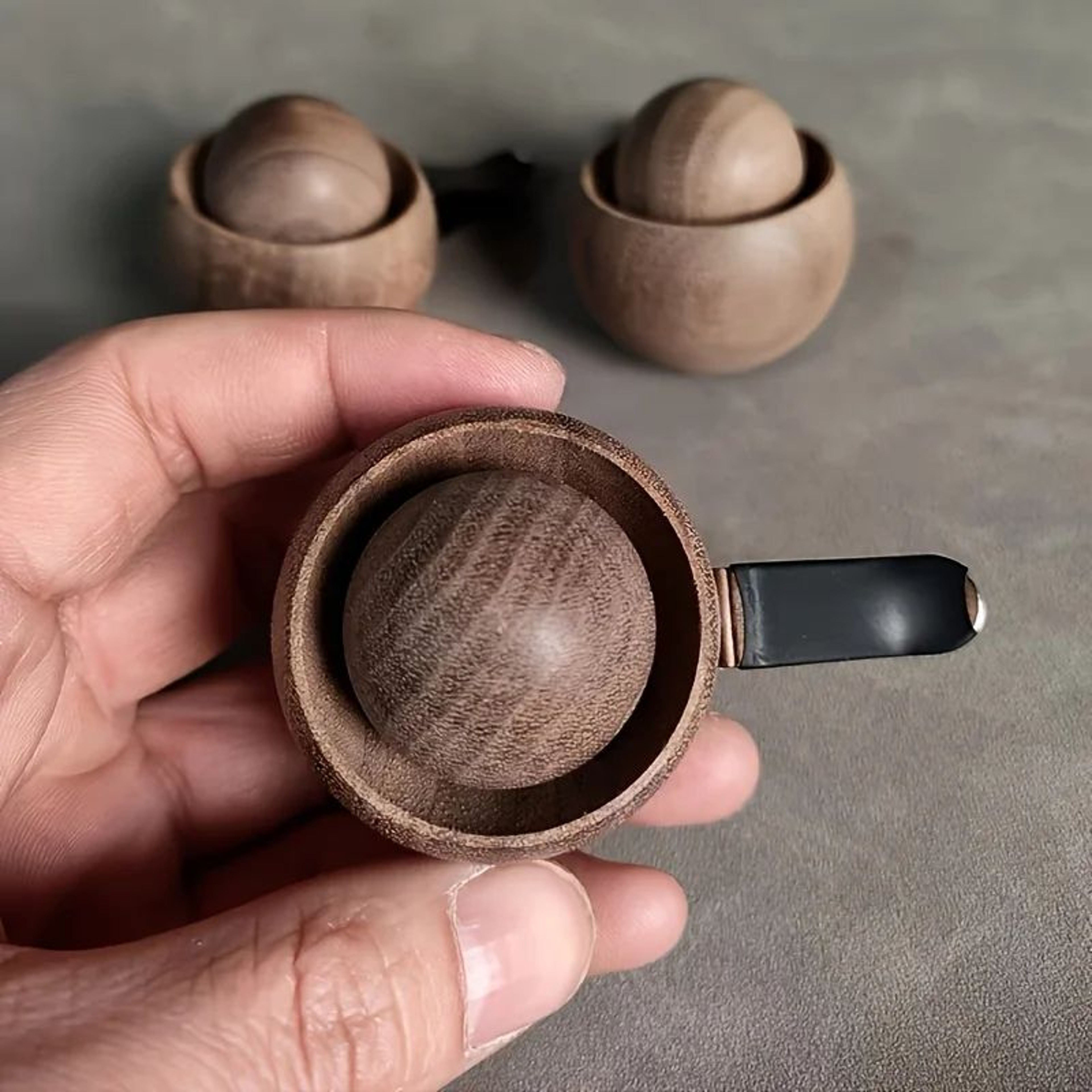 Natural Wood Mini Essential Oil Diffuser For Car And Home 4