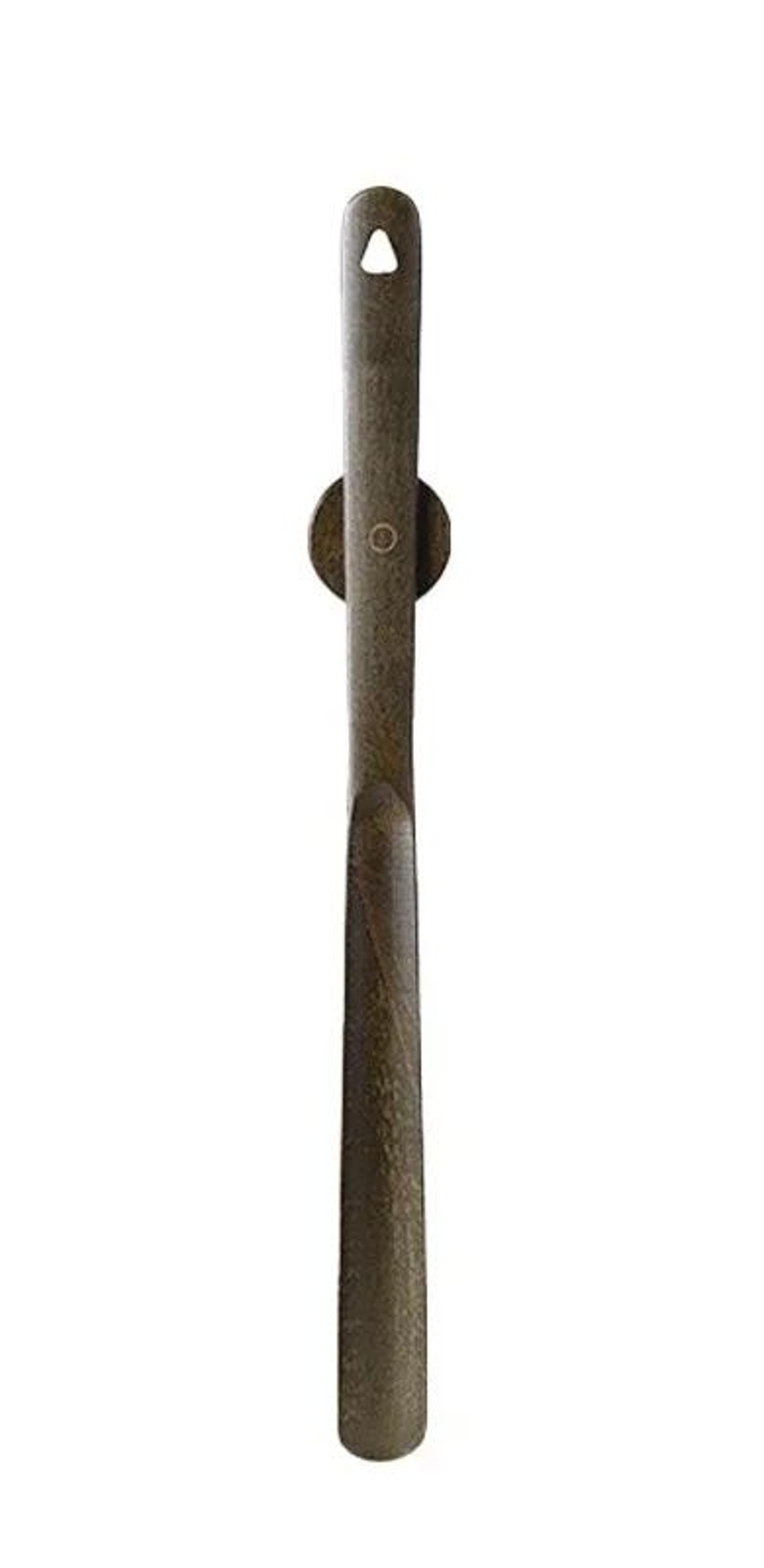 Magnetic Beech Wood Long Handle Shoe Horn With Wall Base 4