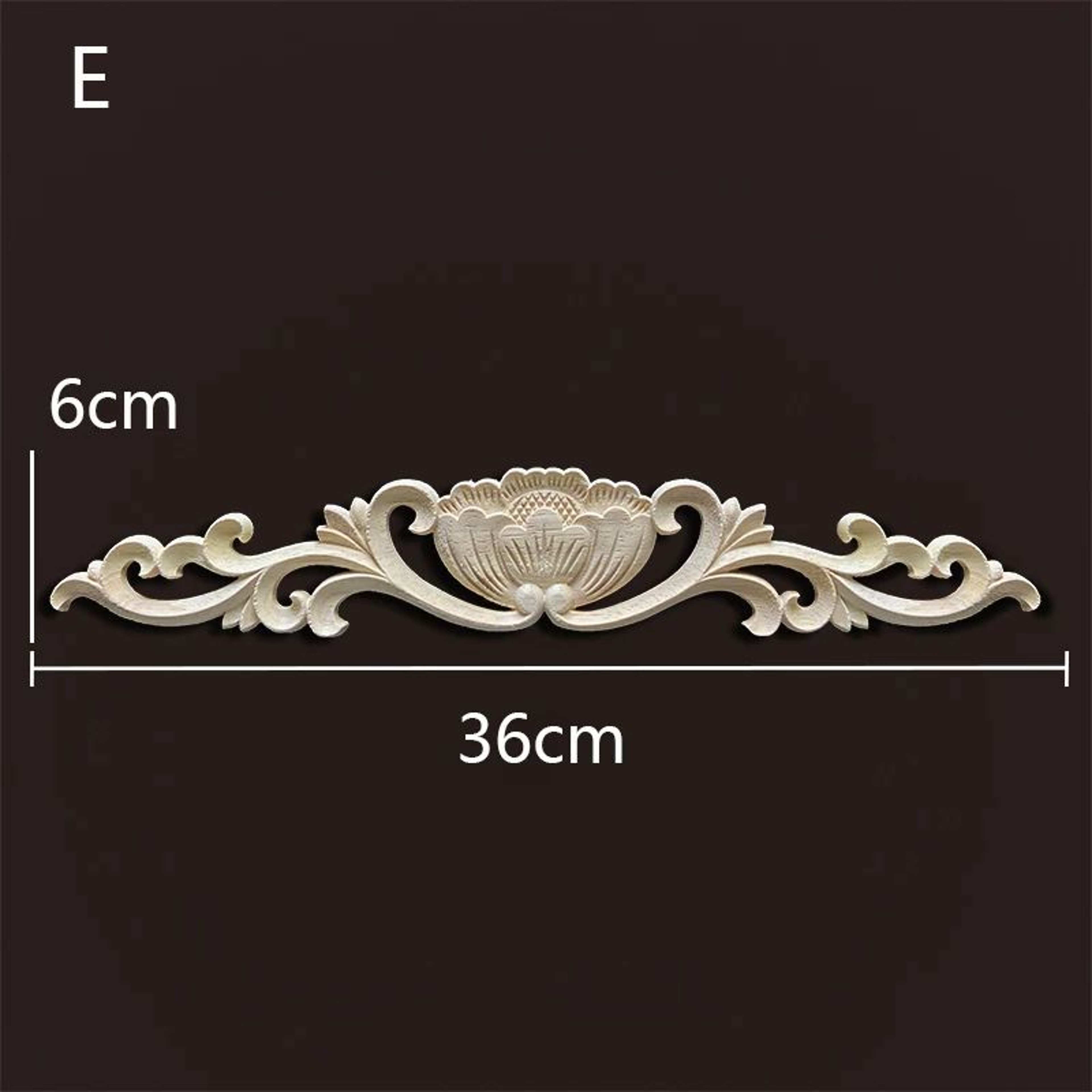 Elegant Vintage Wood Appliques For Furniture  Home Decor 7