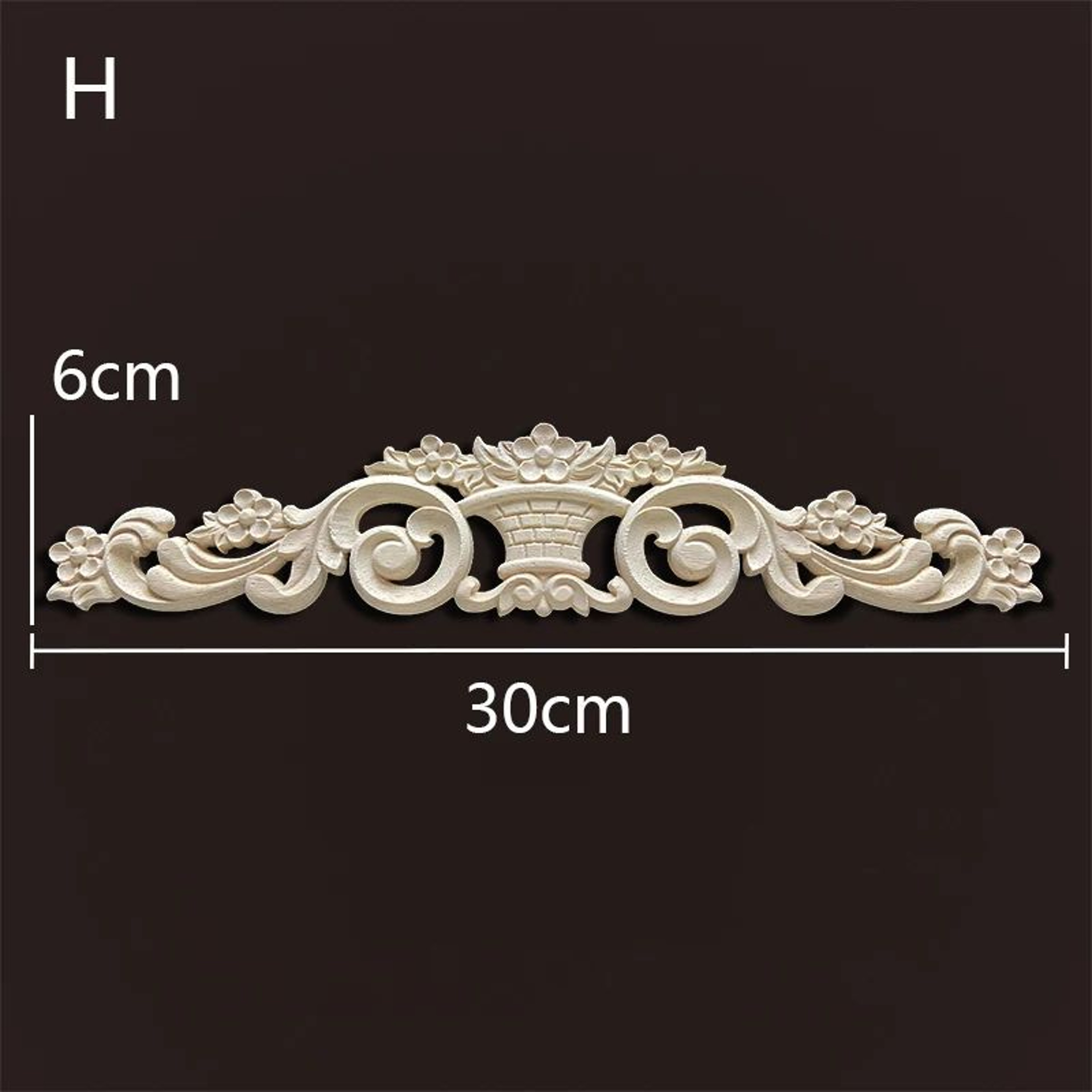 Elegant Vintage Wood Appliques For Furniture  Home Decor 10