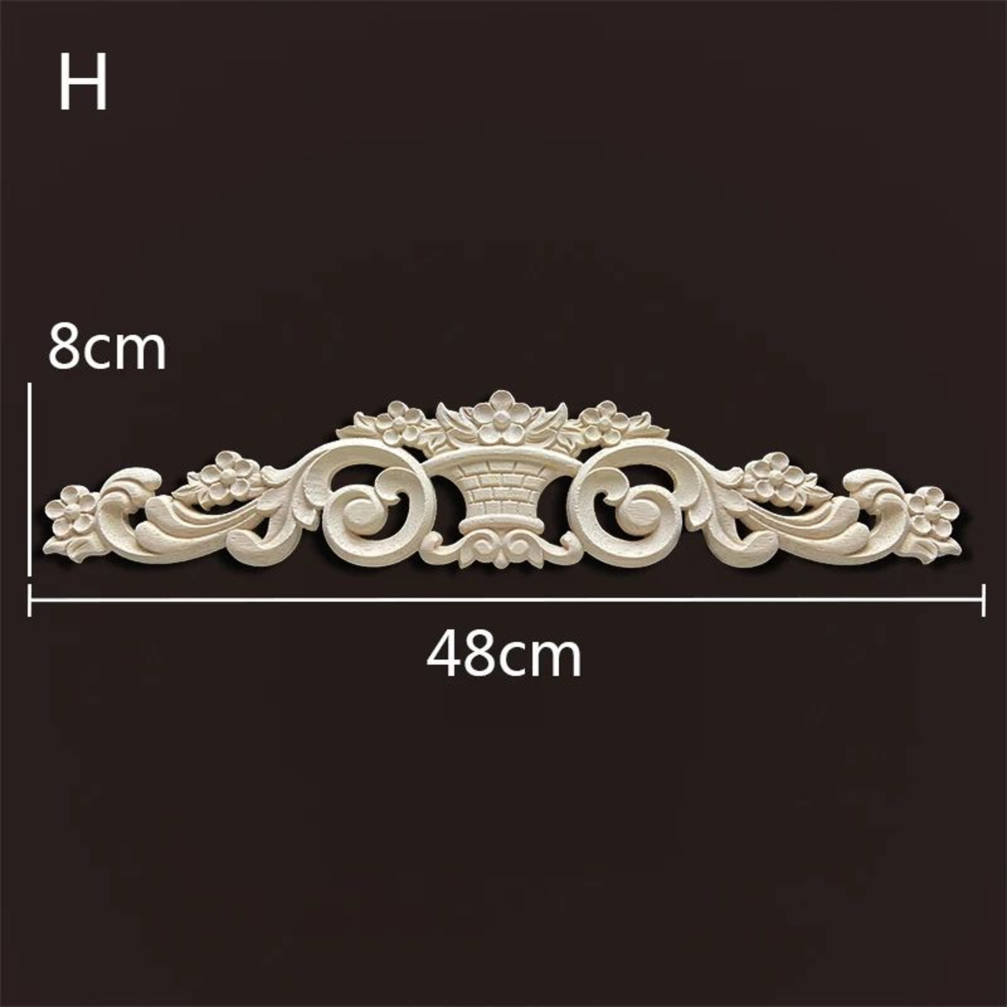 Elegant Vintage Wood Appliques For Furniture  Home Decor 11