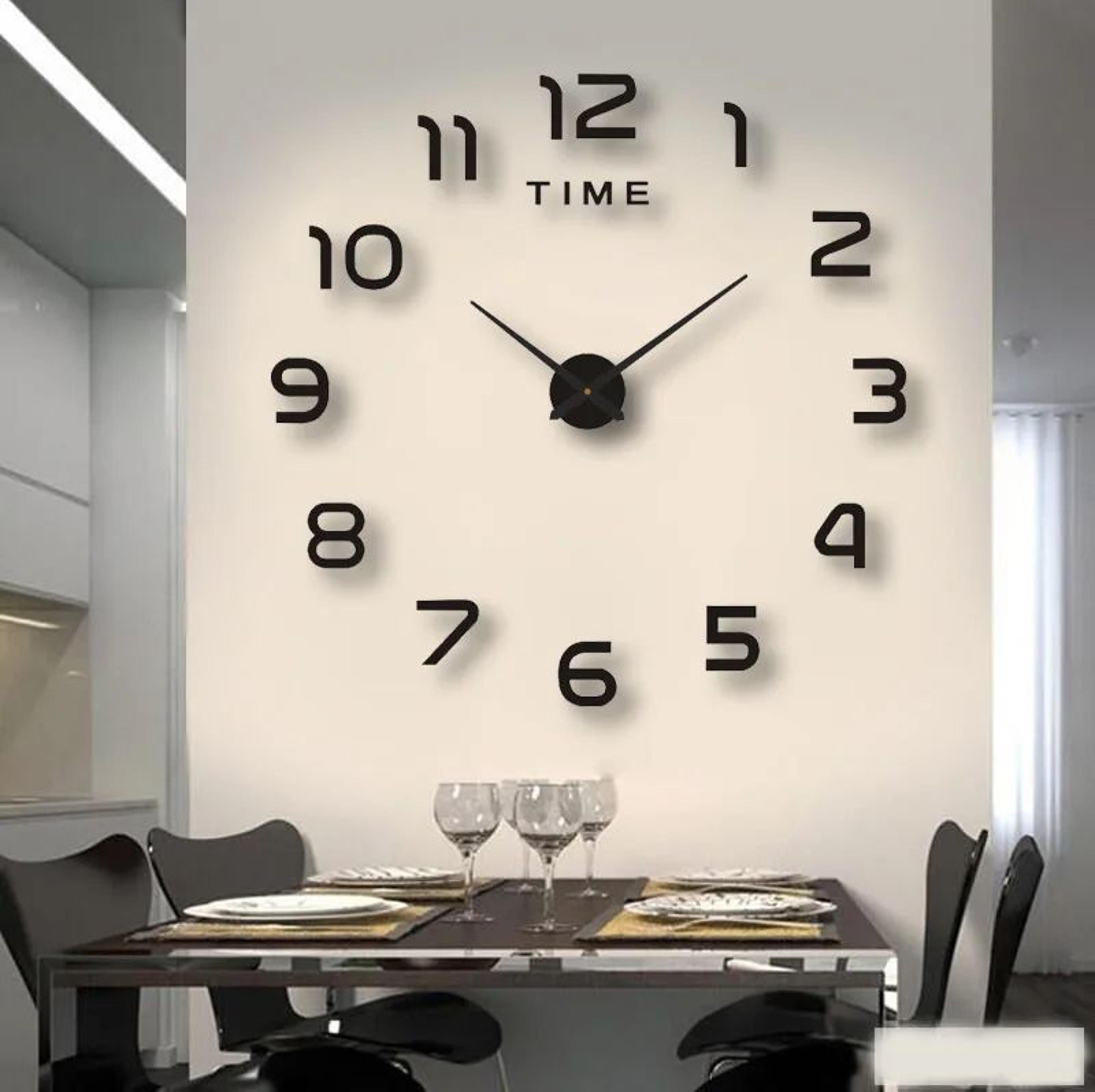 Modern Large Wall Clock With Acrylic Mirror Wall Clock Design For Stylish Customizable Decor 1