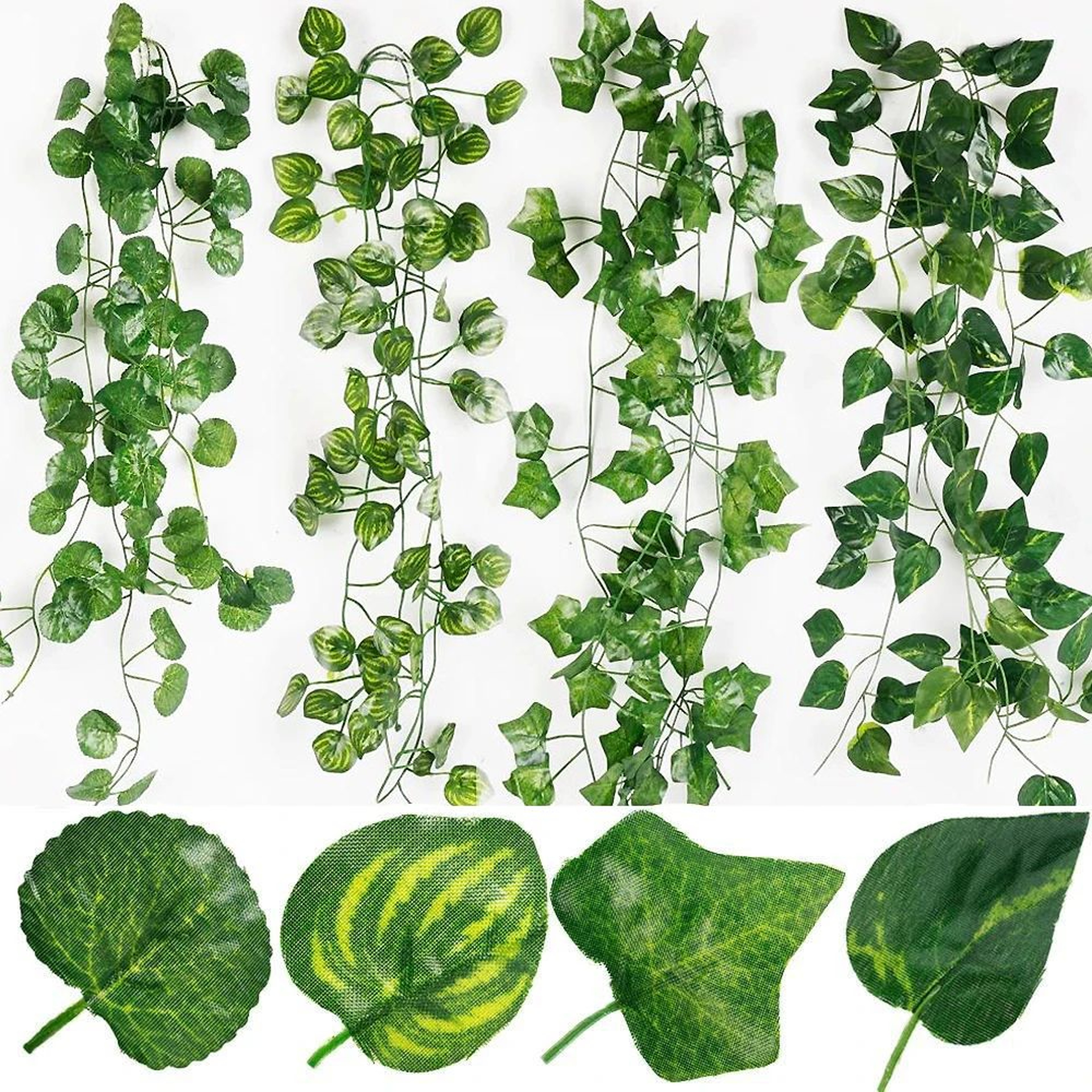 LushLook Fake Ivy Garland Artificial Ivy Vine For Hanging Wall And Outdoor Decor 5