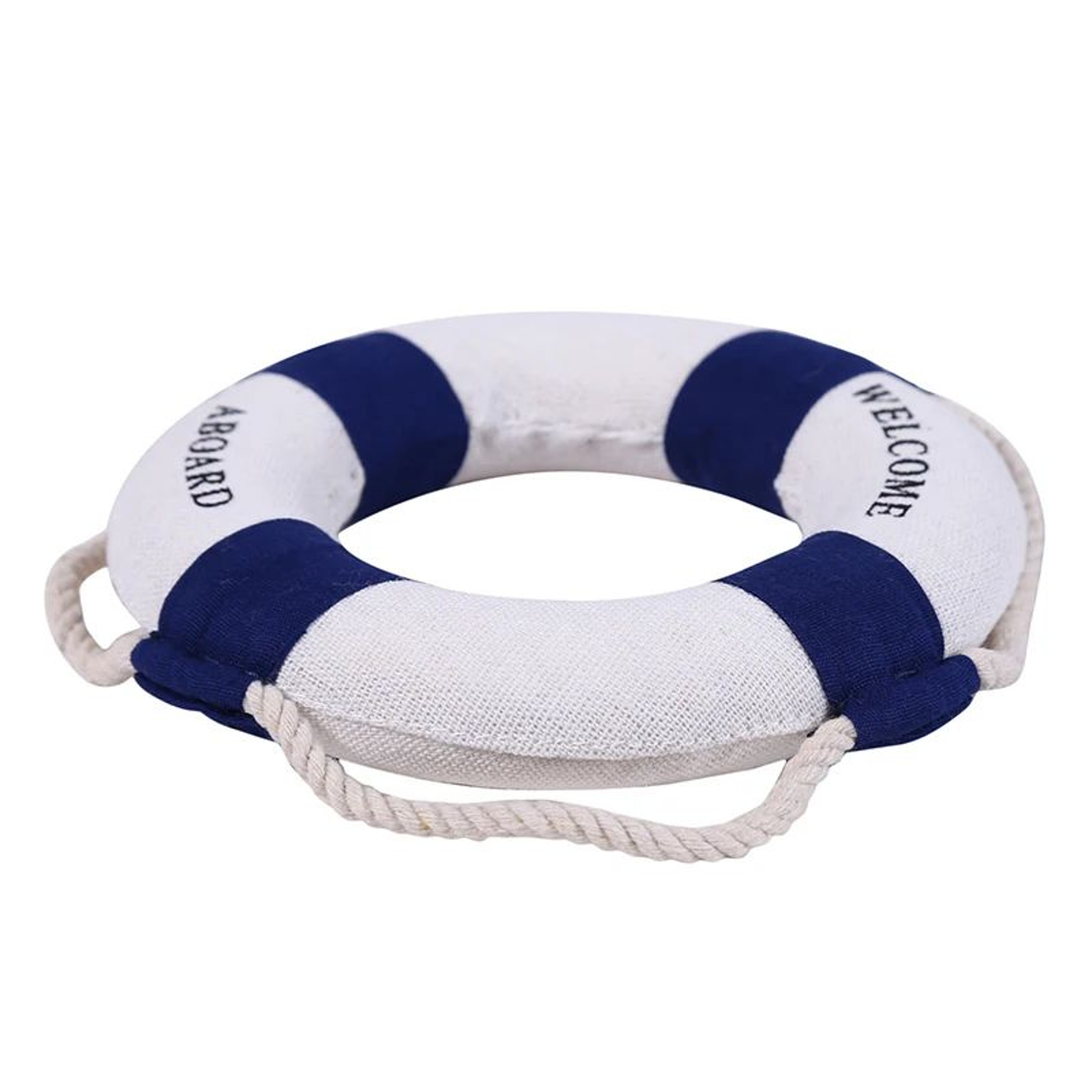 Vintage Nautical Lifebuoy Wall Decor  Mediterranean Coastal Accent 6