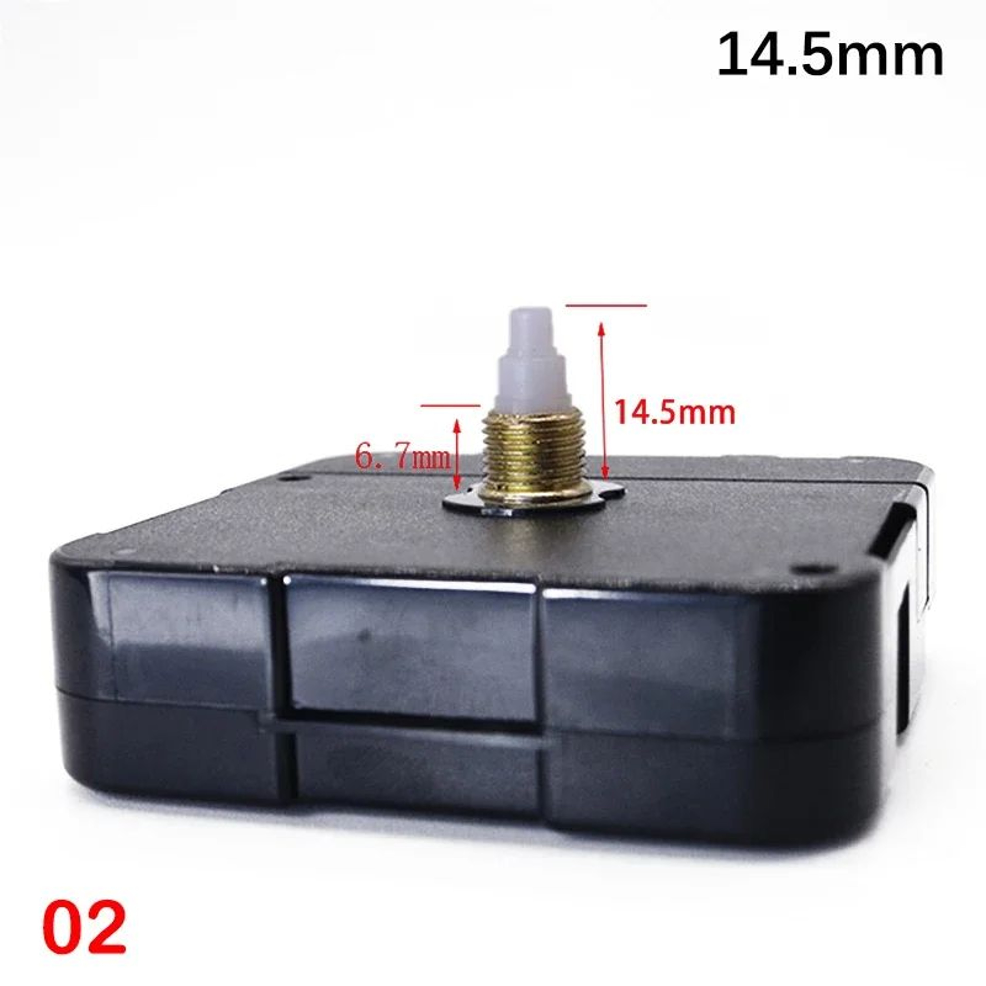 Silent Quartz Clock Mechanism Long Shaft DIY Wall Clock Repair Kit 12