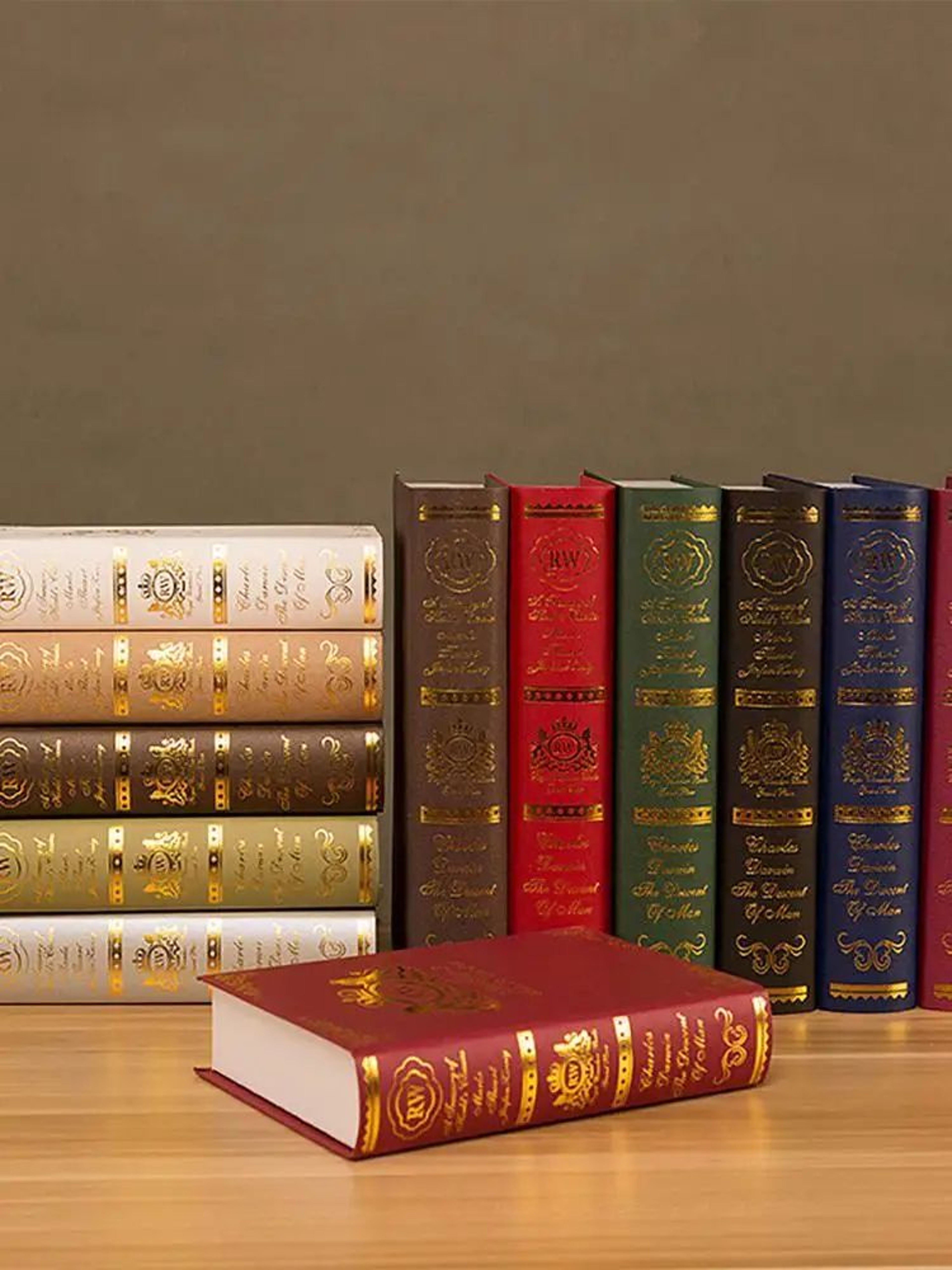 European Vintage Decorative Fake Books For Coffee Table  Home Styling 1