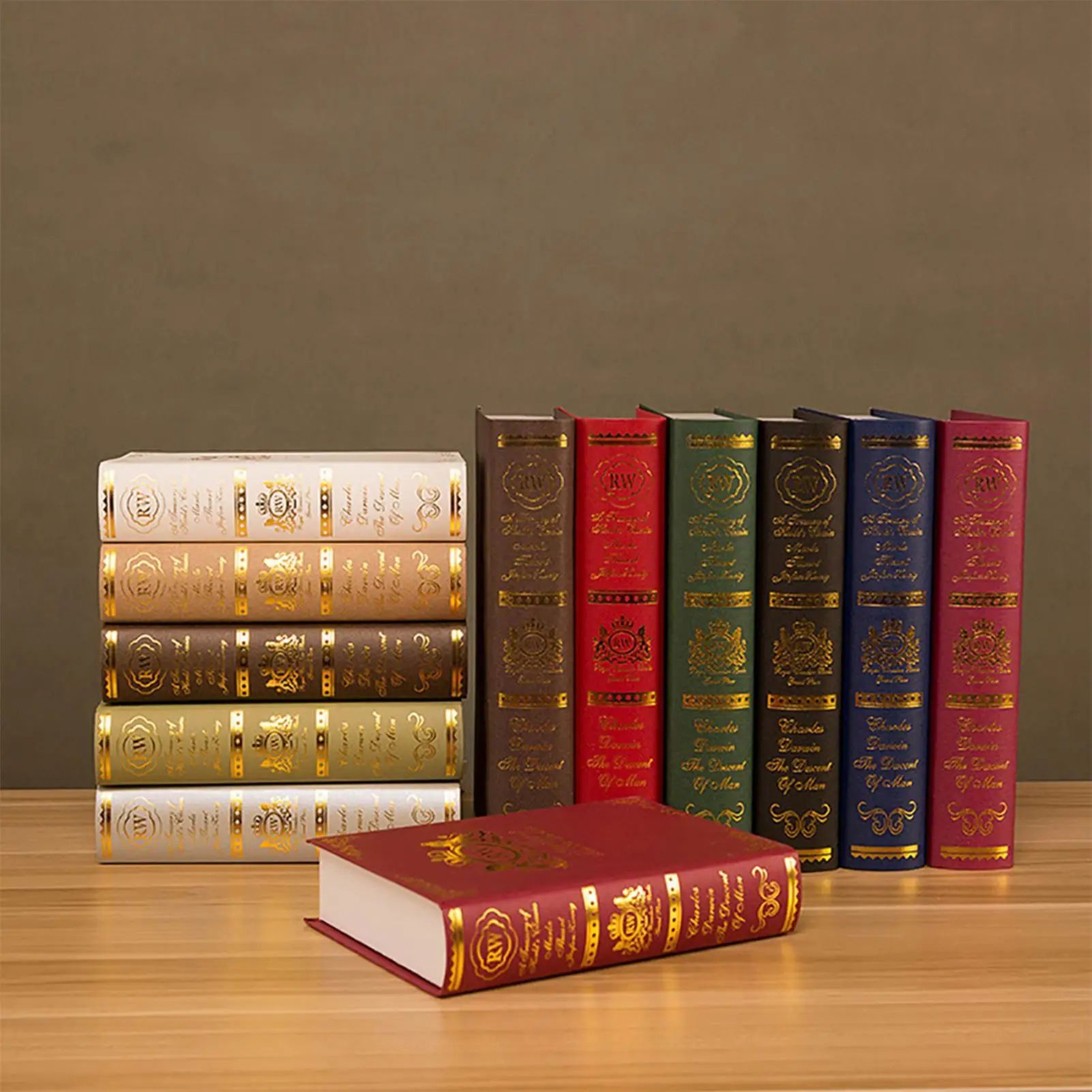 European Vintage Decorative Fake Books For Coffee Table  Home Styling 3