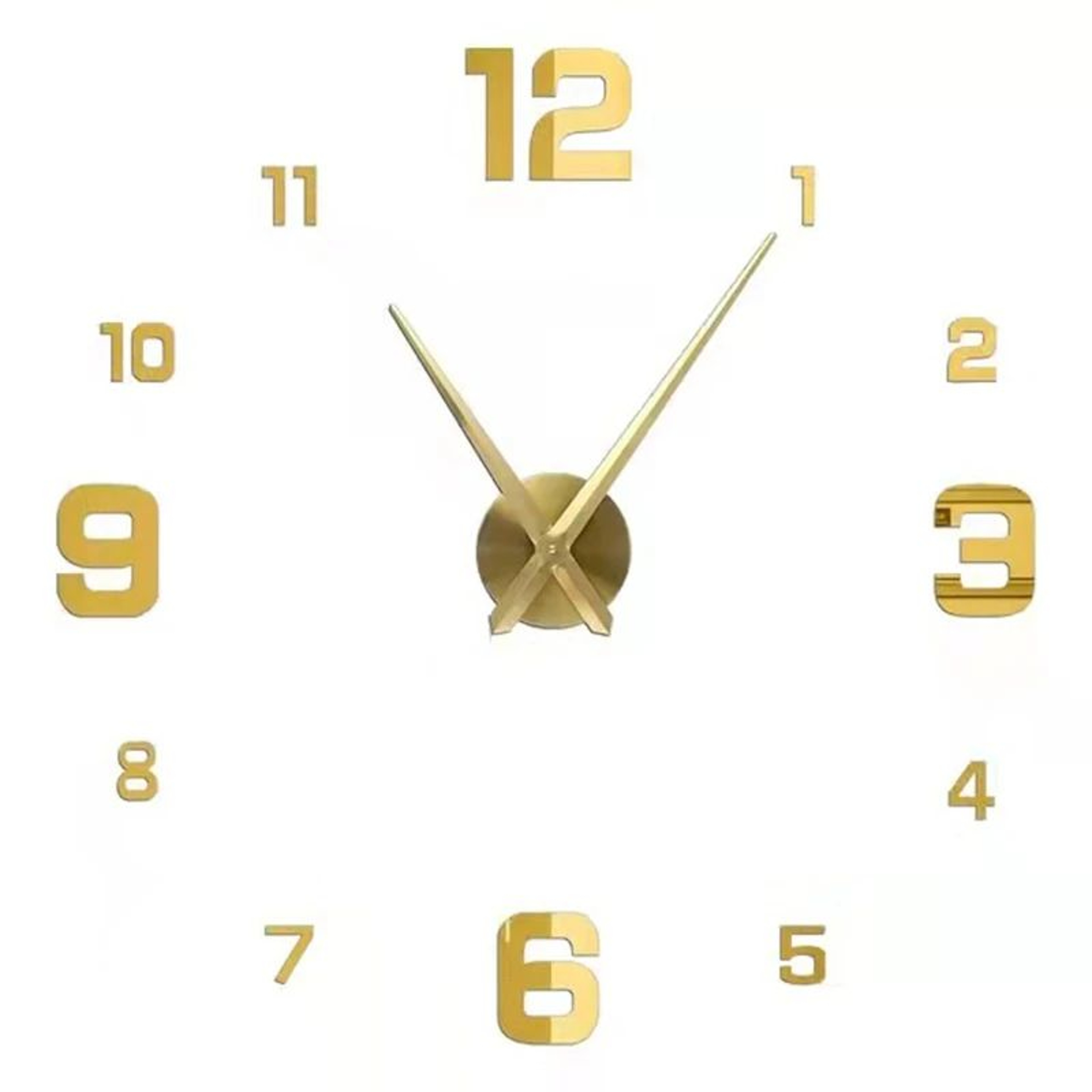GlowTime DIY Luminous Wall Clock  Modern Frameless Silent Wall Decor 8