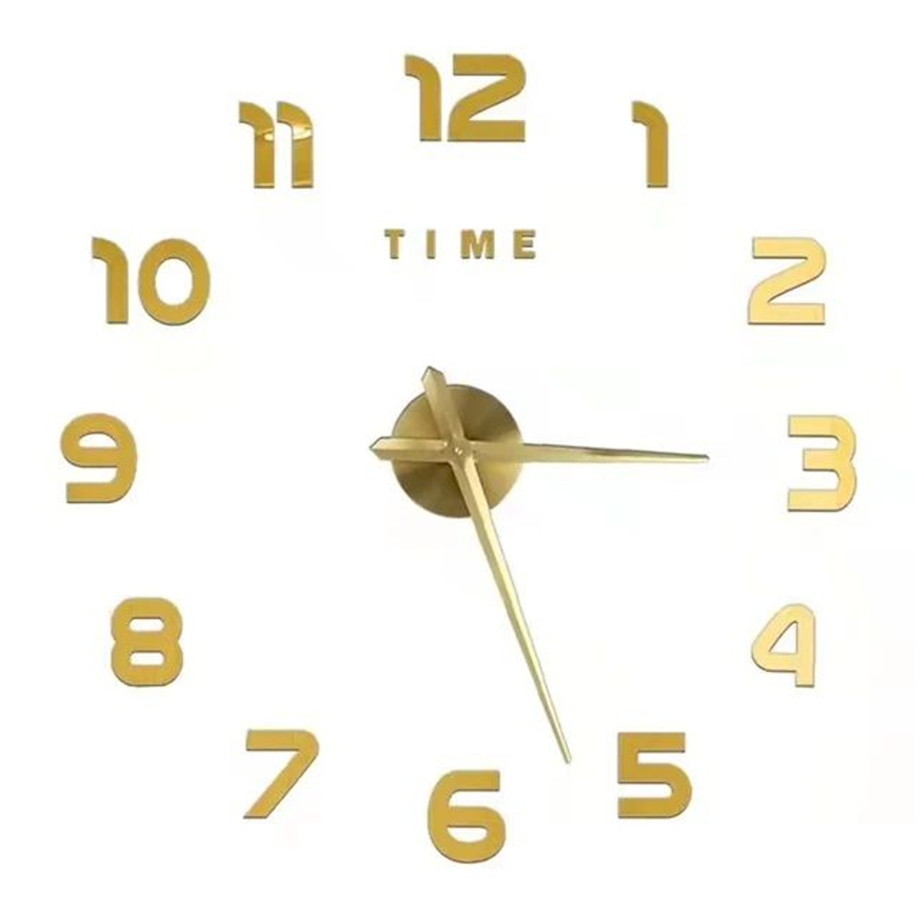 GlowTime DIY Luminous Wall Clock  Modern Frameless Silent Wall Decor 12