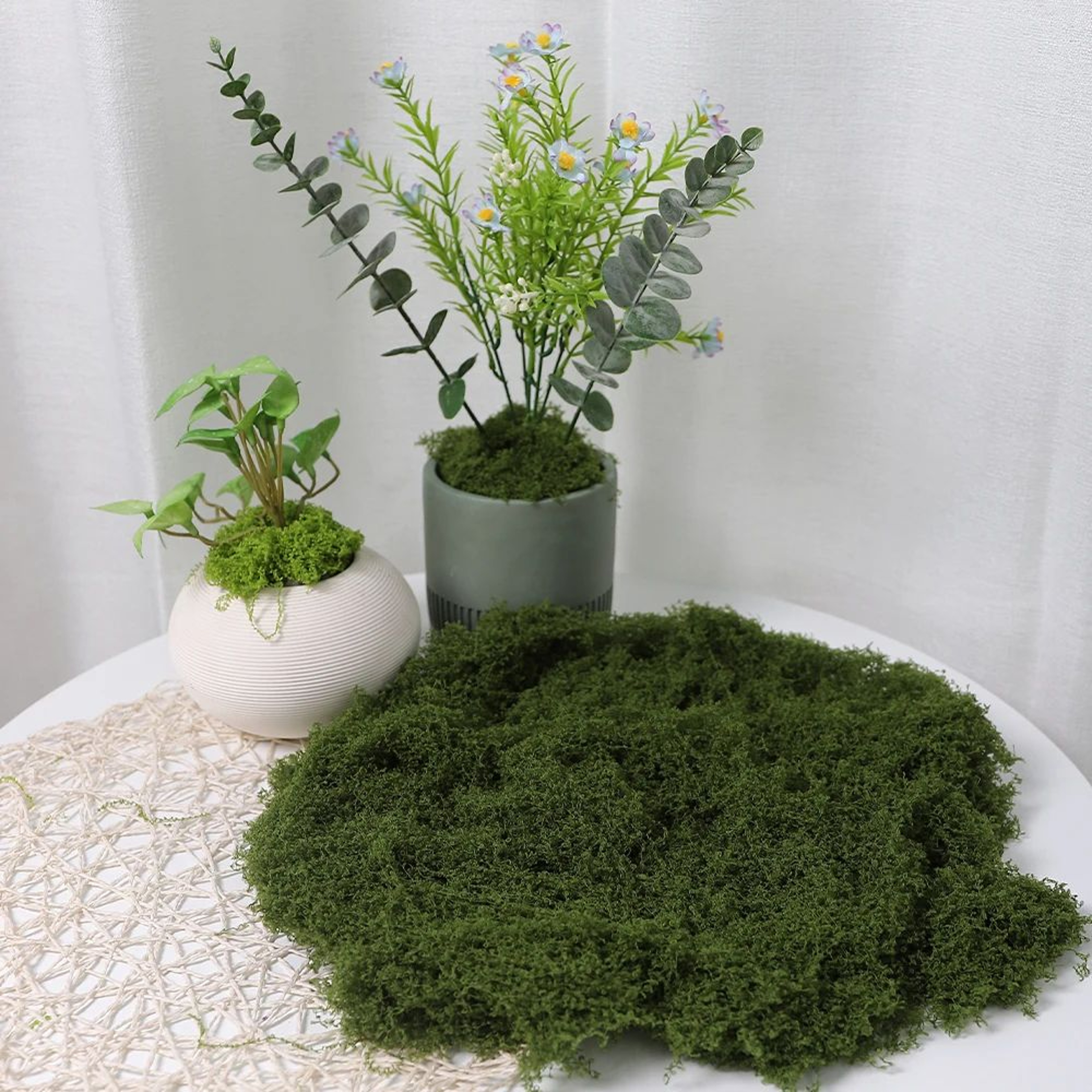 Premium Artificial Moss For Crafts  Decor  Lush Green Fake Moss For DIY Projects  Landscaping 8