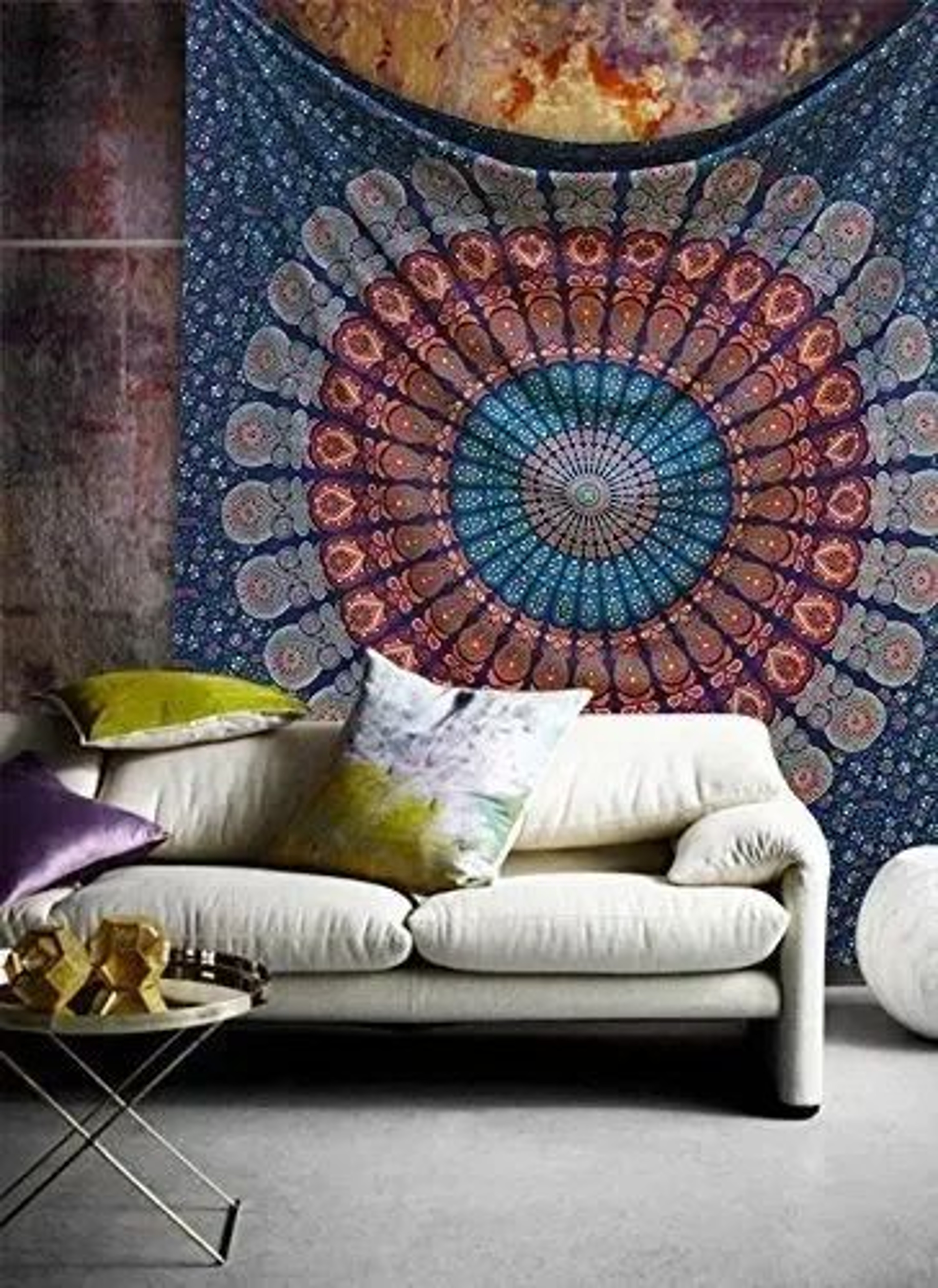 Bohemian Mandala Tapestry Wall Hanging For Hippie Room Decor 5