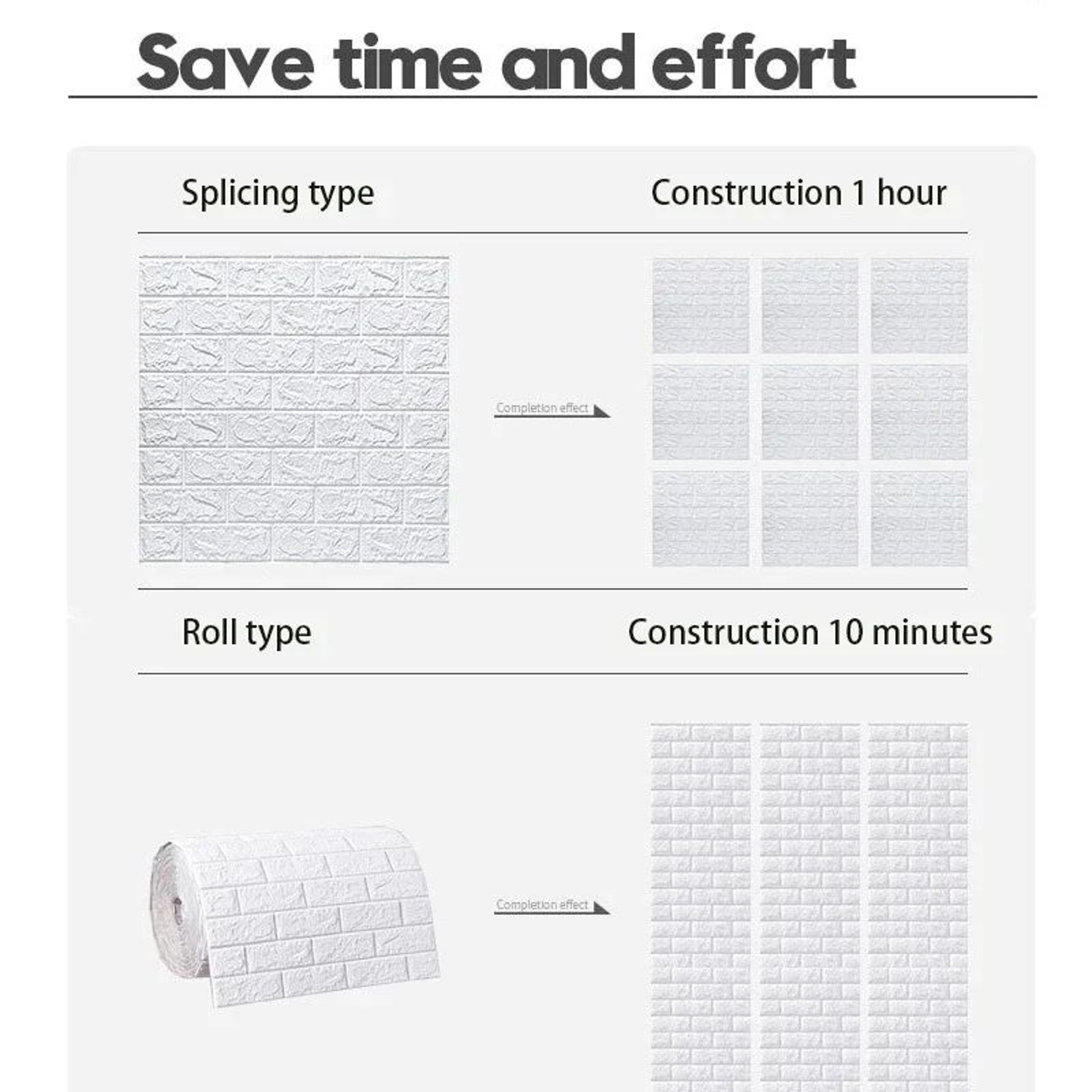 3D Wall Panels Peel And Stick Foam Brick Wallpaper For Waterproof Faux Brick Wall Decor 4