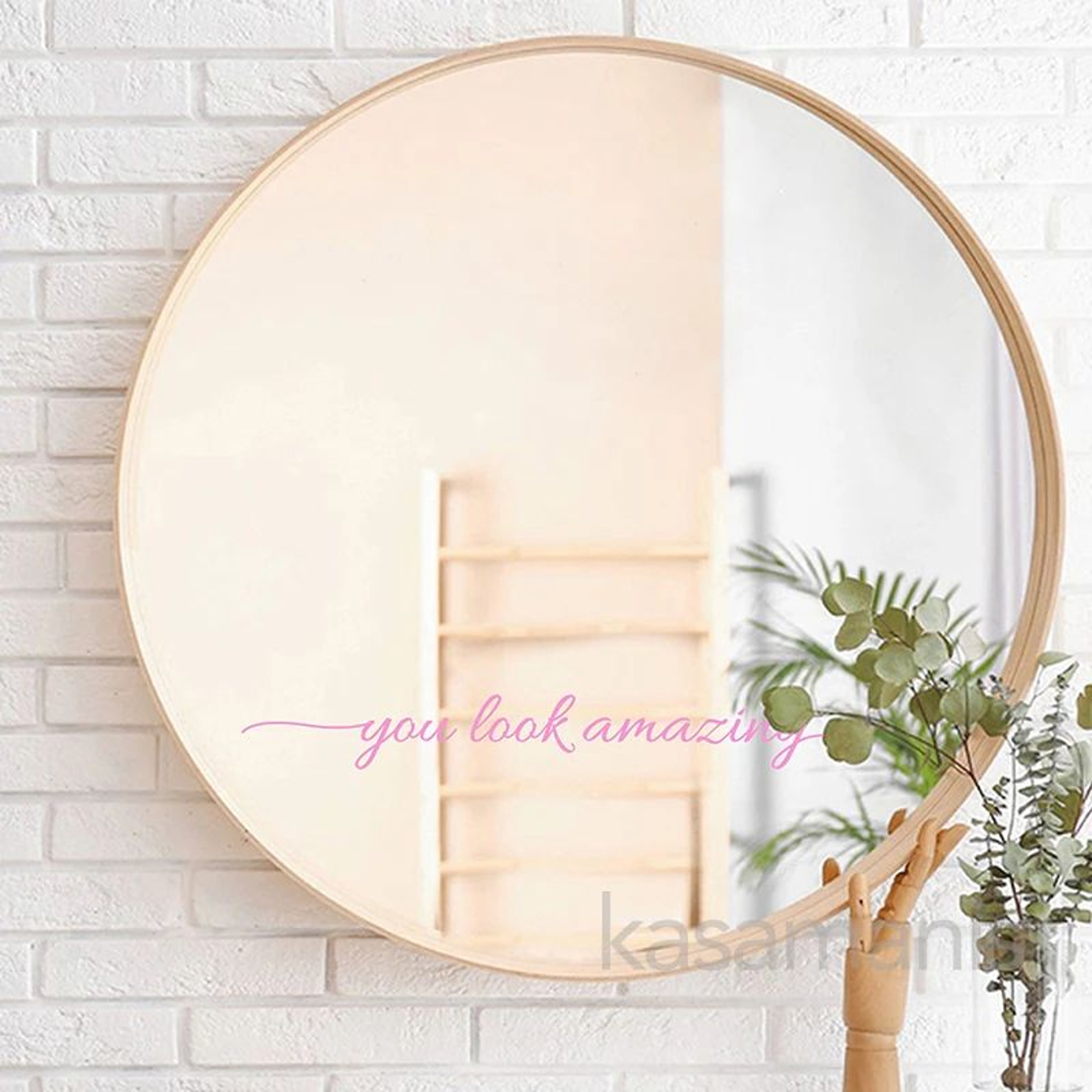 You Look Amazing Mirror Decal For Bathroom And Bedroom Inspirational Vinyl Wall Sticker 4