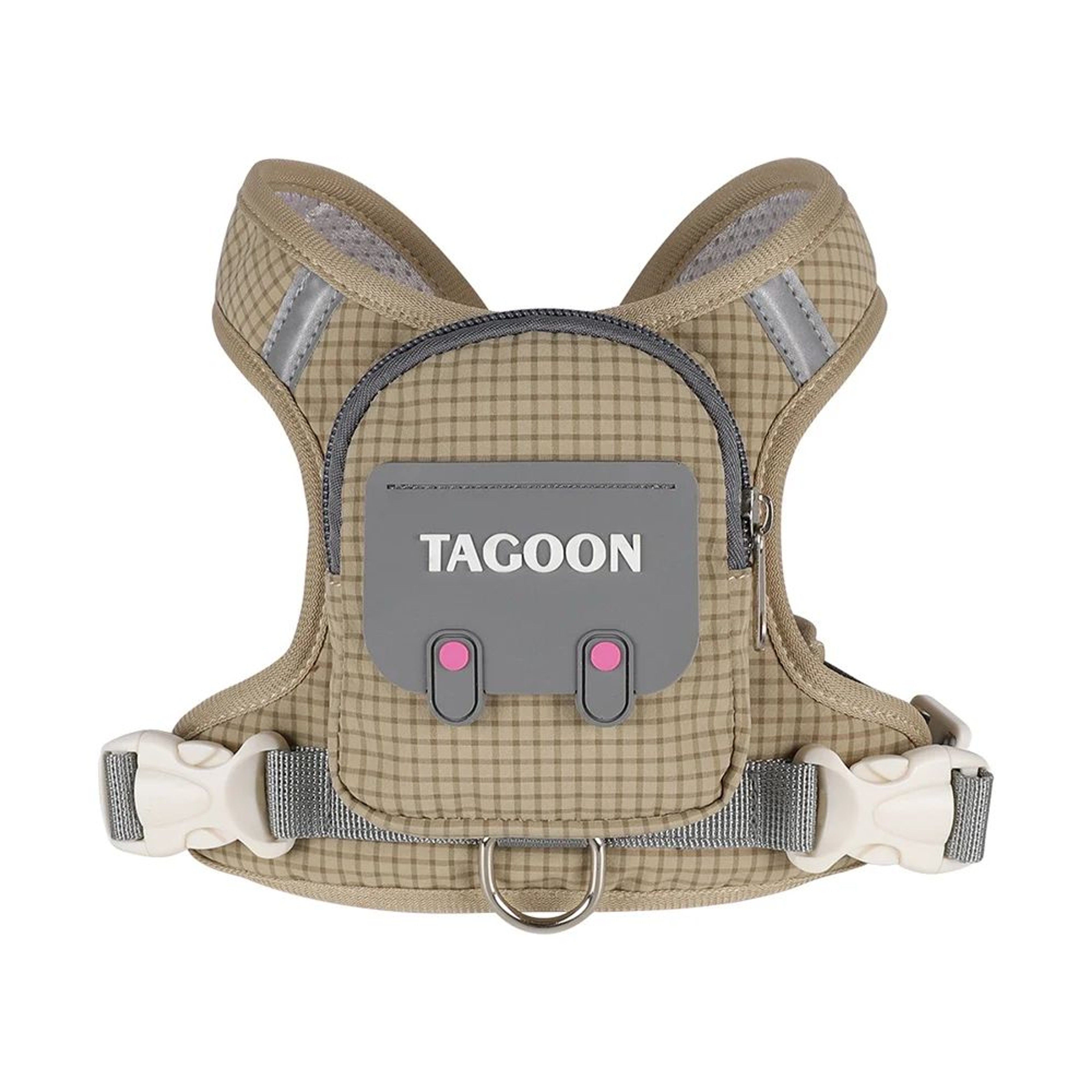 Reflective Adjustable Dog  Cat Harness Leash Set With Backpack 6